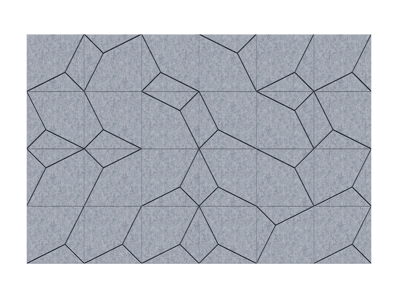 Constellations Wall — Gris Claro