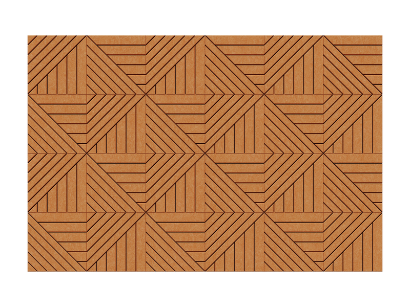 Doublelines Wall — Cobre