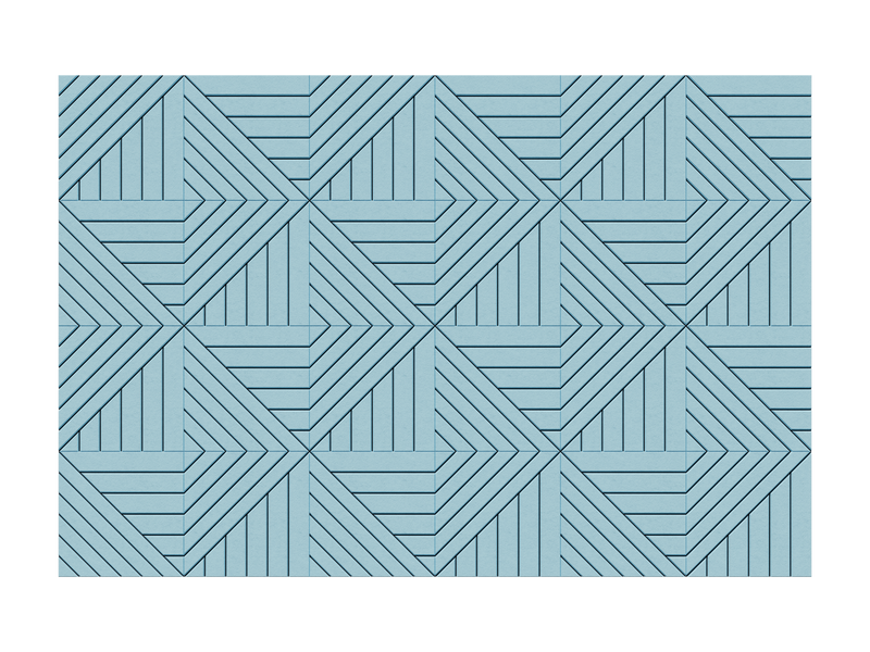 Doublelines Wall — Azul Glaciar