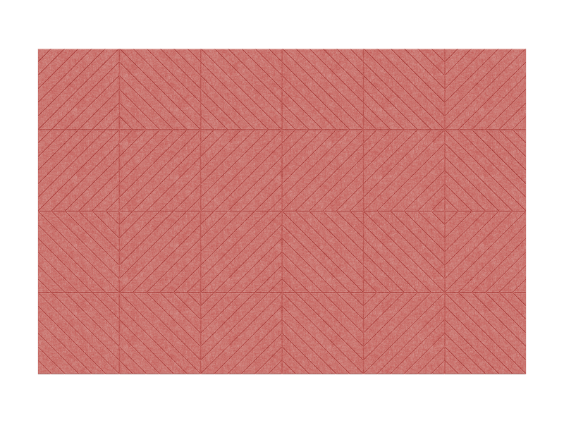 Diagonals Wall — Terracota