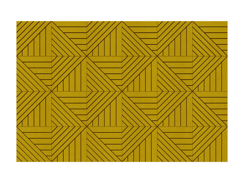 Doublelines Wall — Ocre