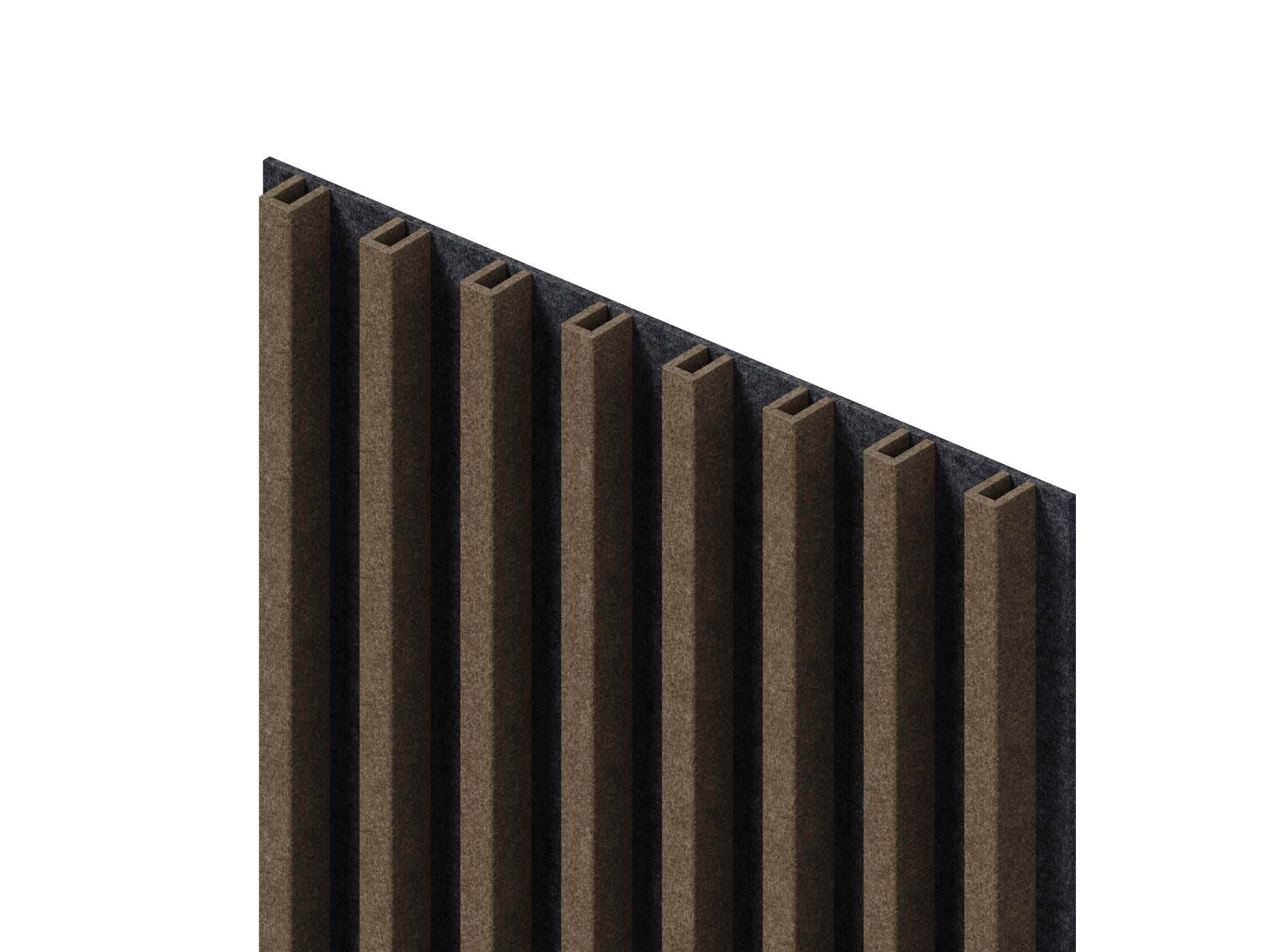Lambrin Acustico detalle Duo Transparent — Feltform