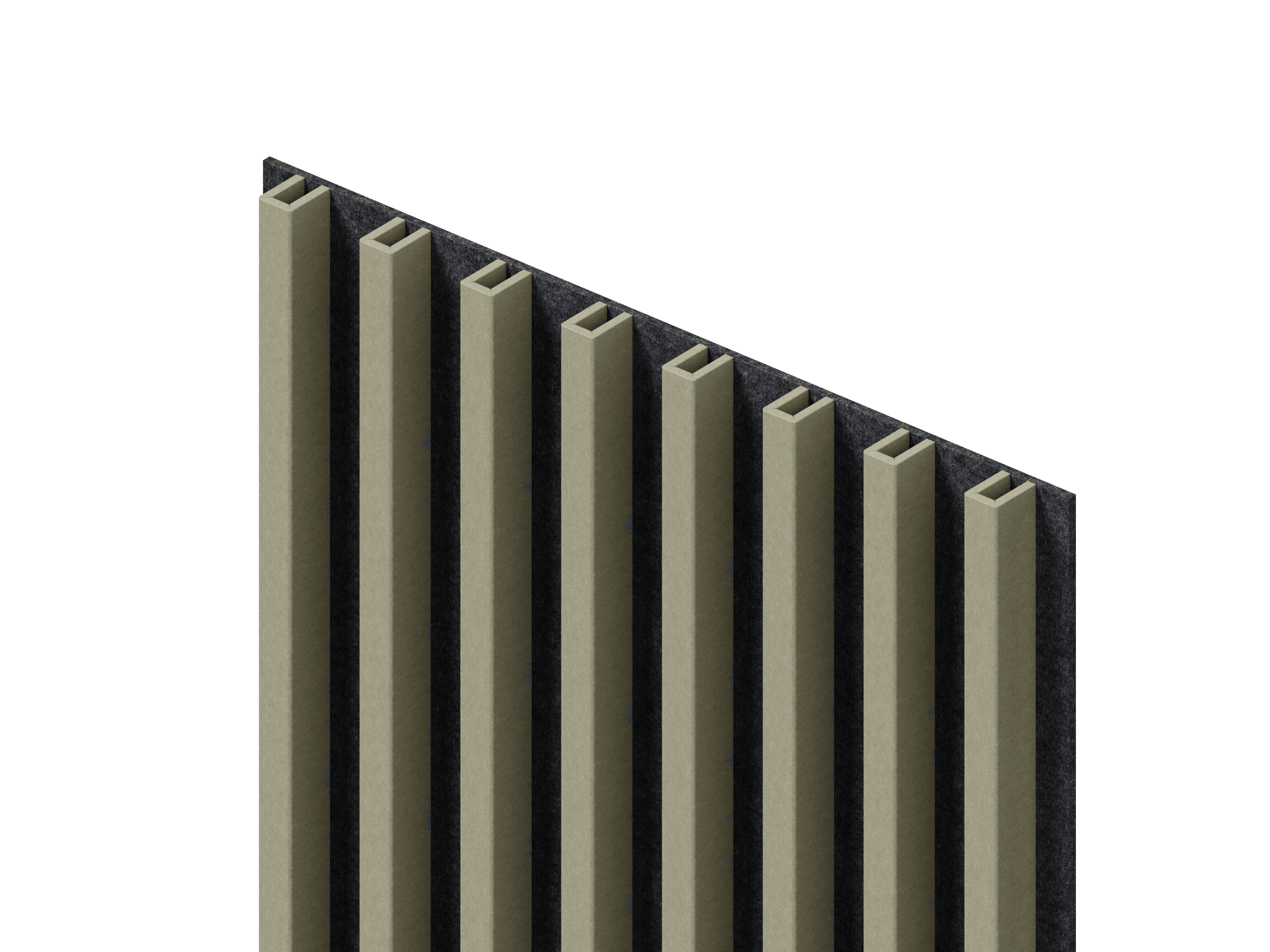 Lambrin Acustico detalle Duo Transparent — Feltform