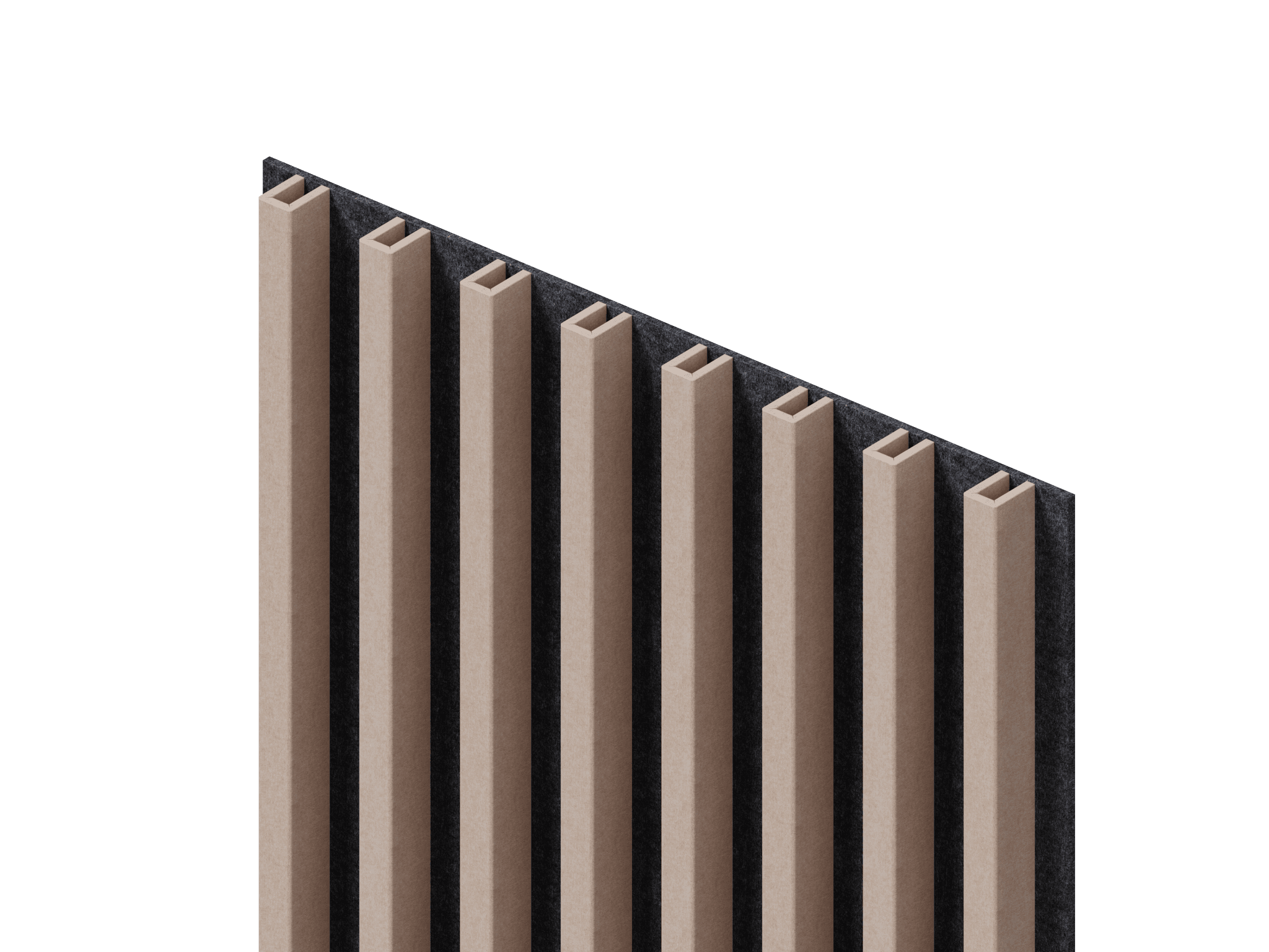 Lambrin Acustico detalle Duo Transparent — Feltform