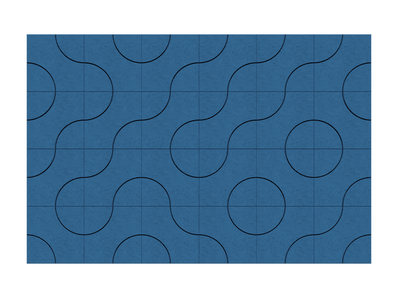 Arc Wall — Azul Atlántico