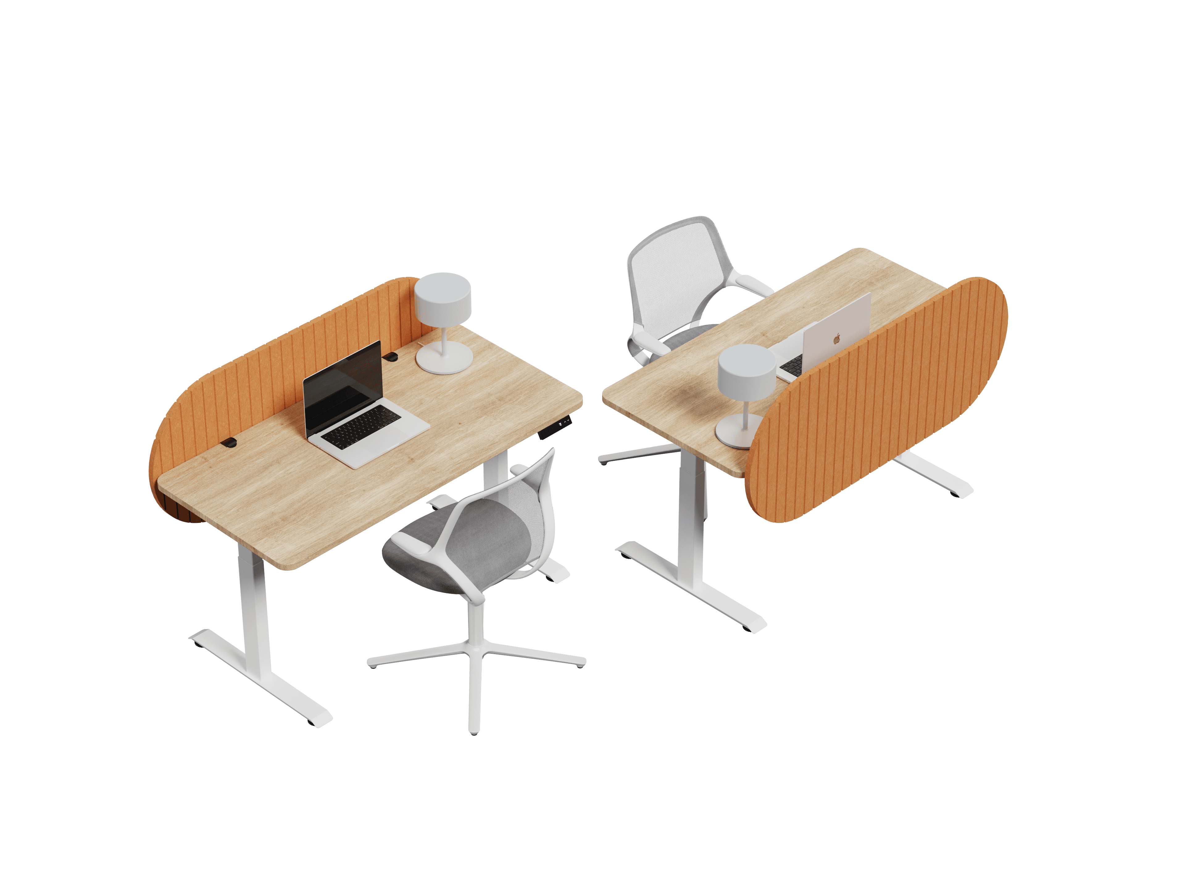 Nido Pildora vista isométrica — Feltform