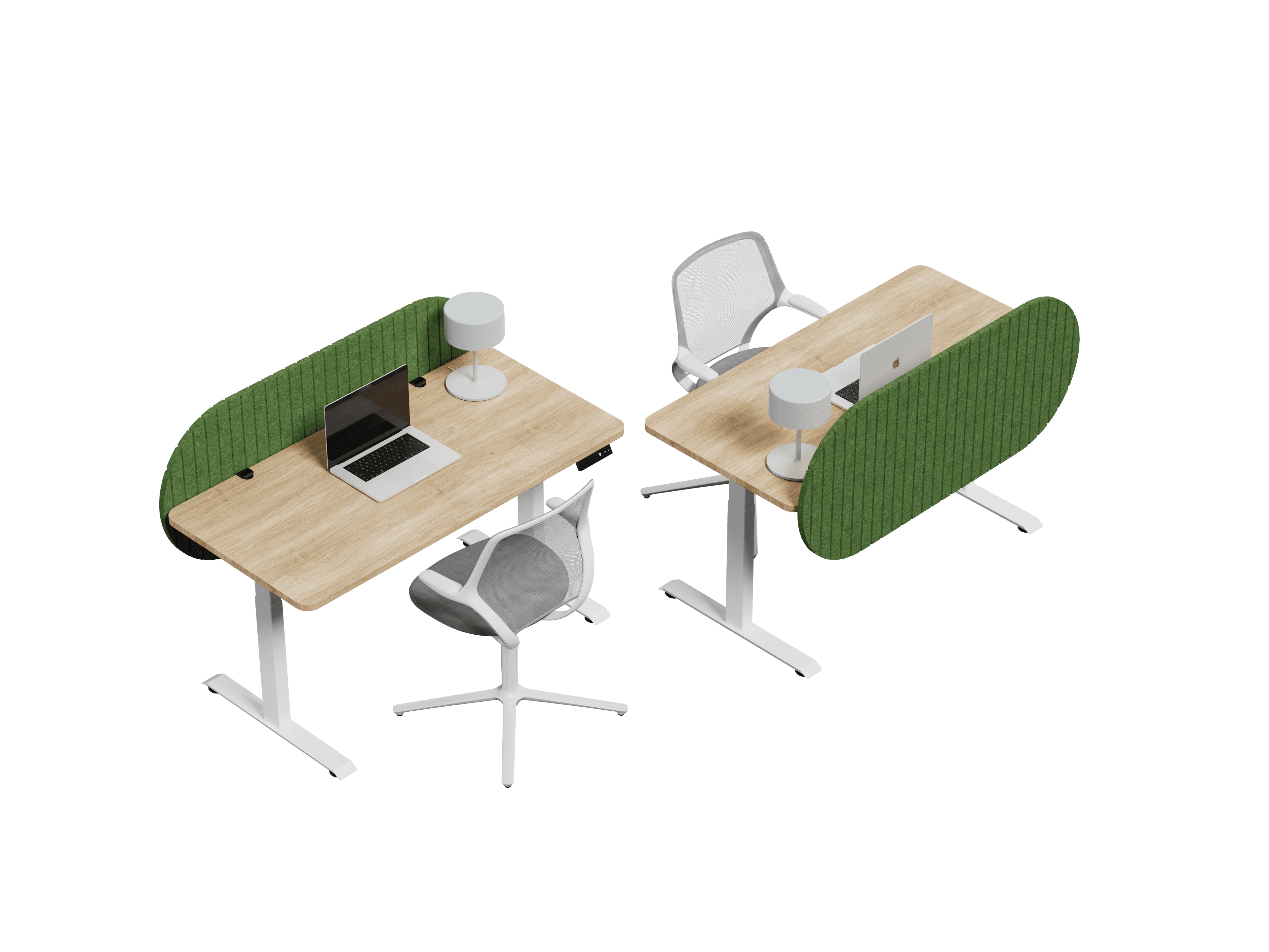 Nido Pildora vista isométrica — Feltform