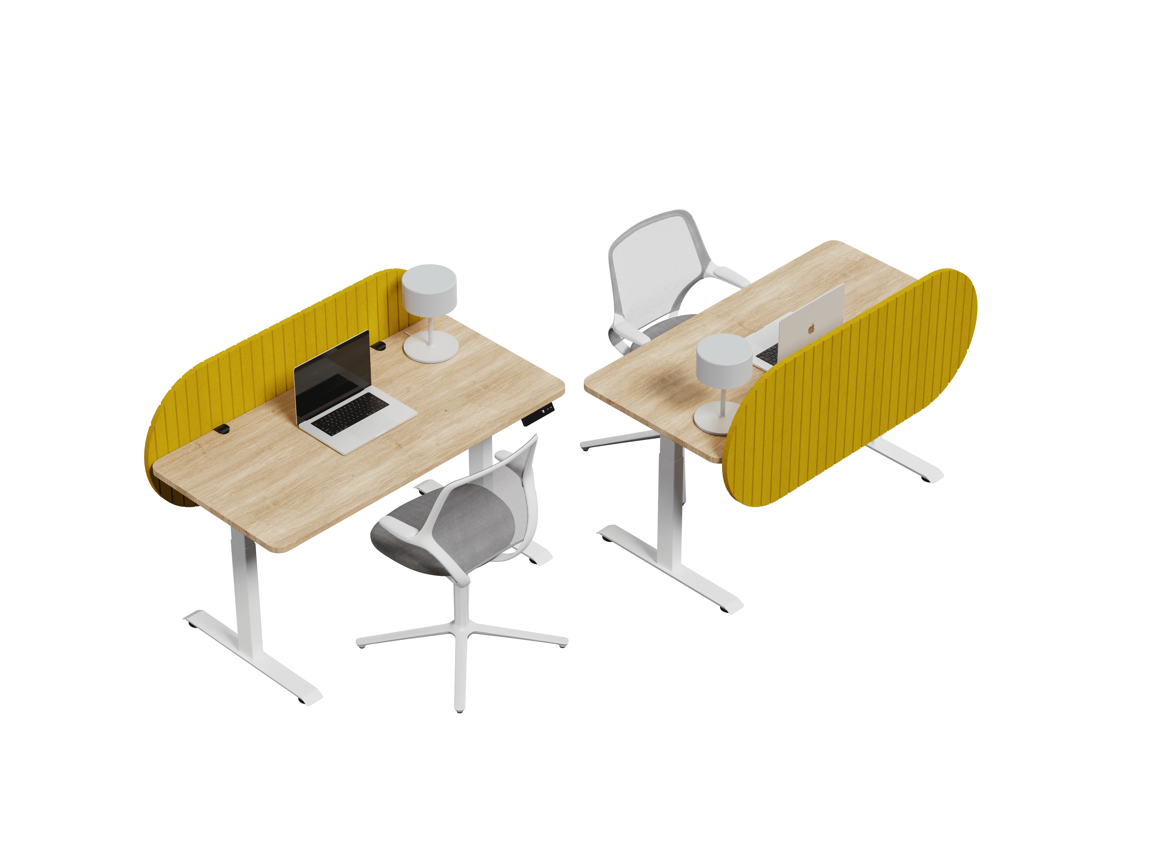Nido Pildora vista isométrica — Feltform