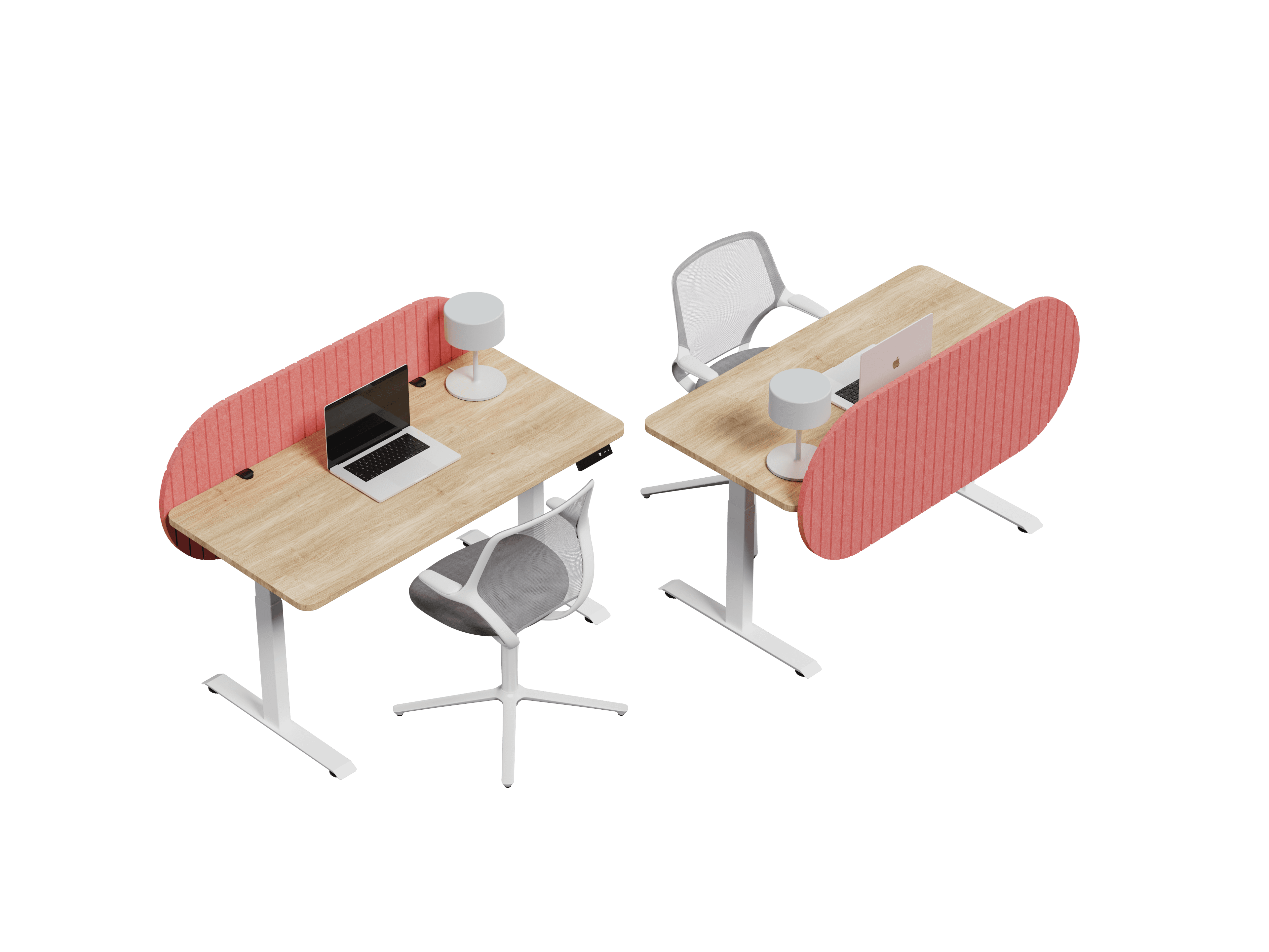 Nido Pildora vista isométrica — Feltform