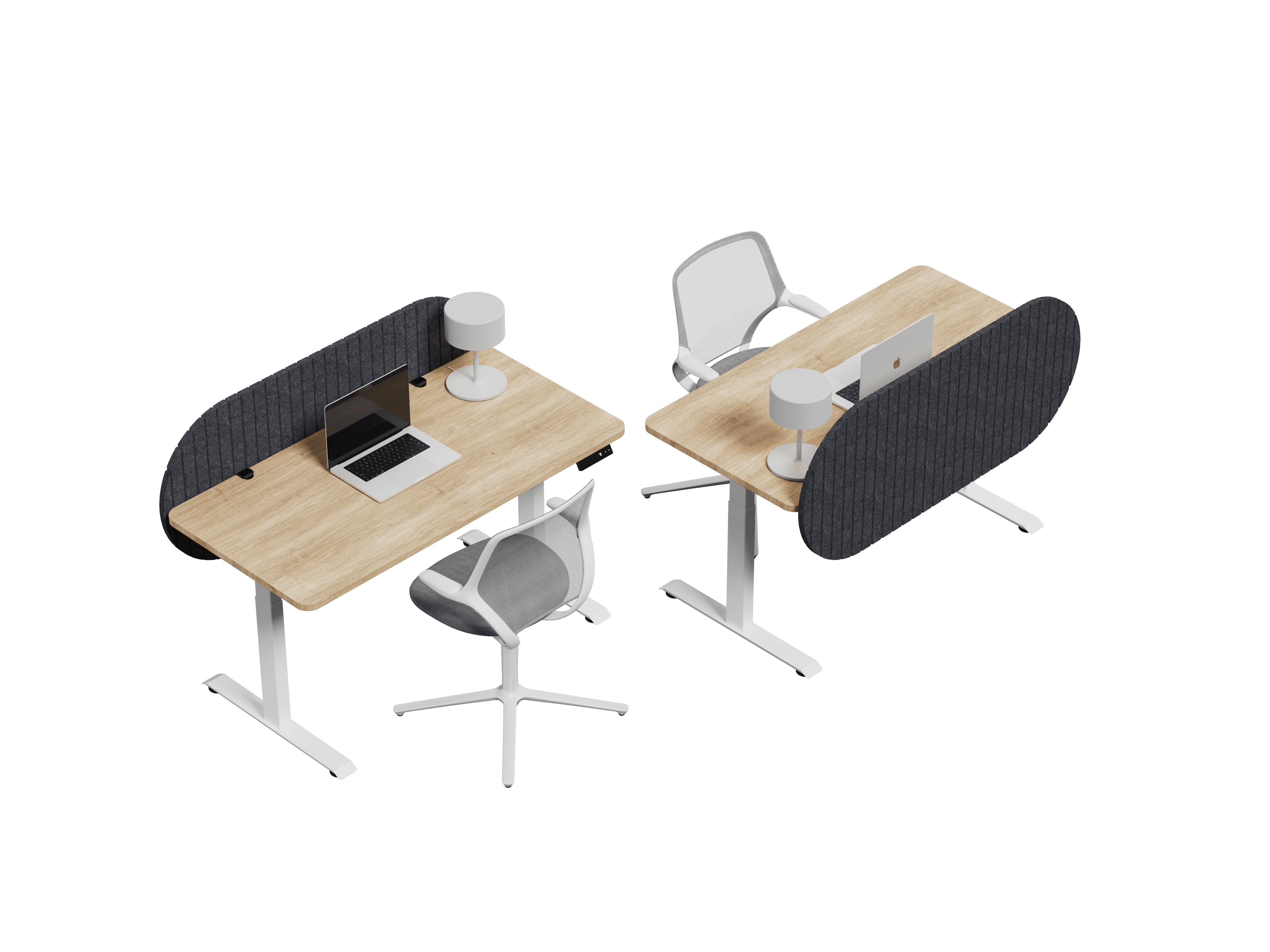 Nido Pildora vista isométrica — Feltform