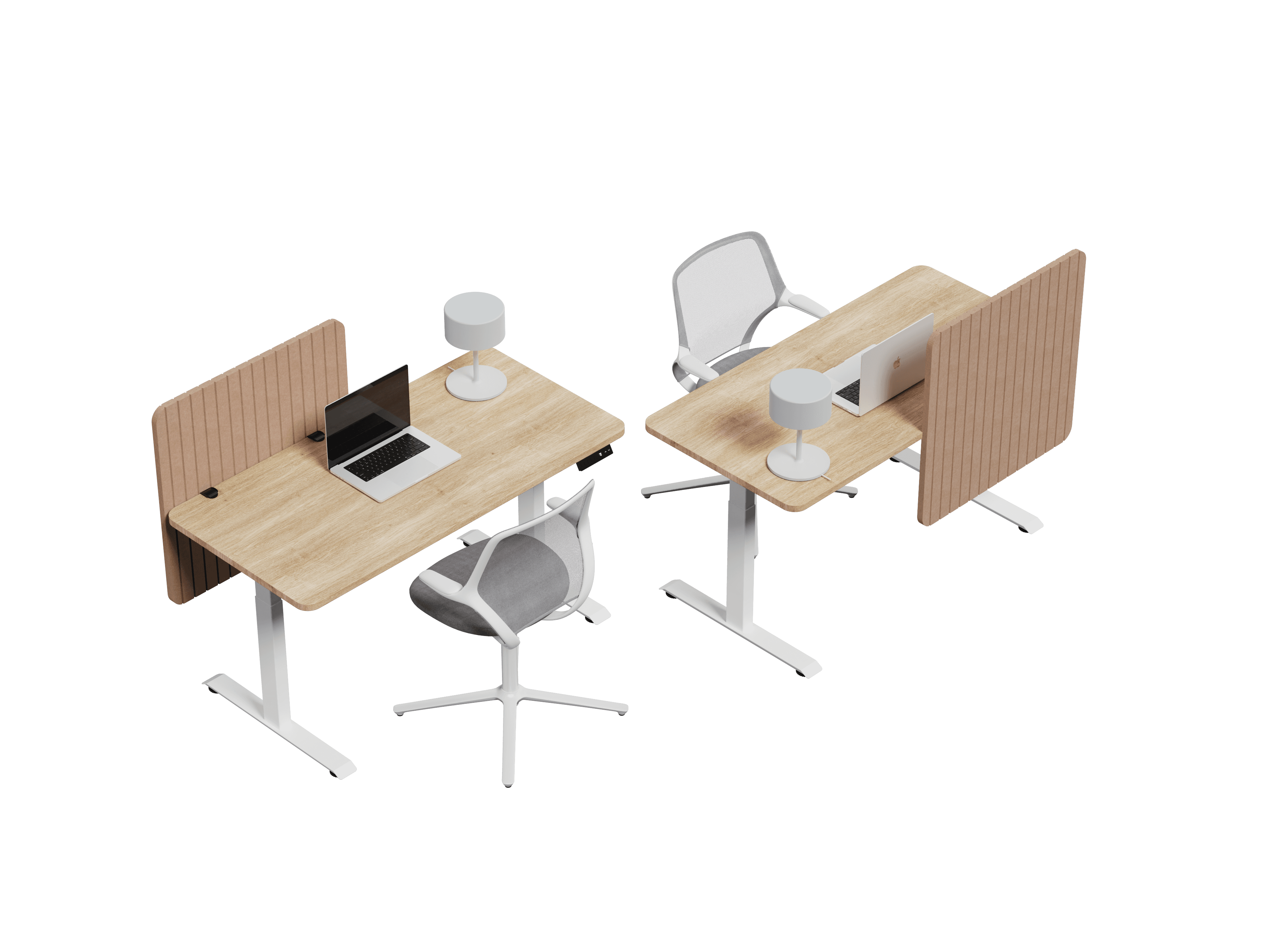 Nido Ala vista isométrica — Feltform