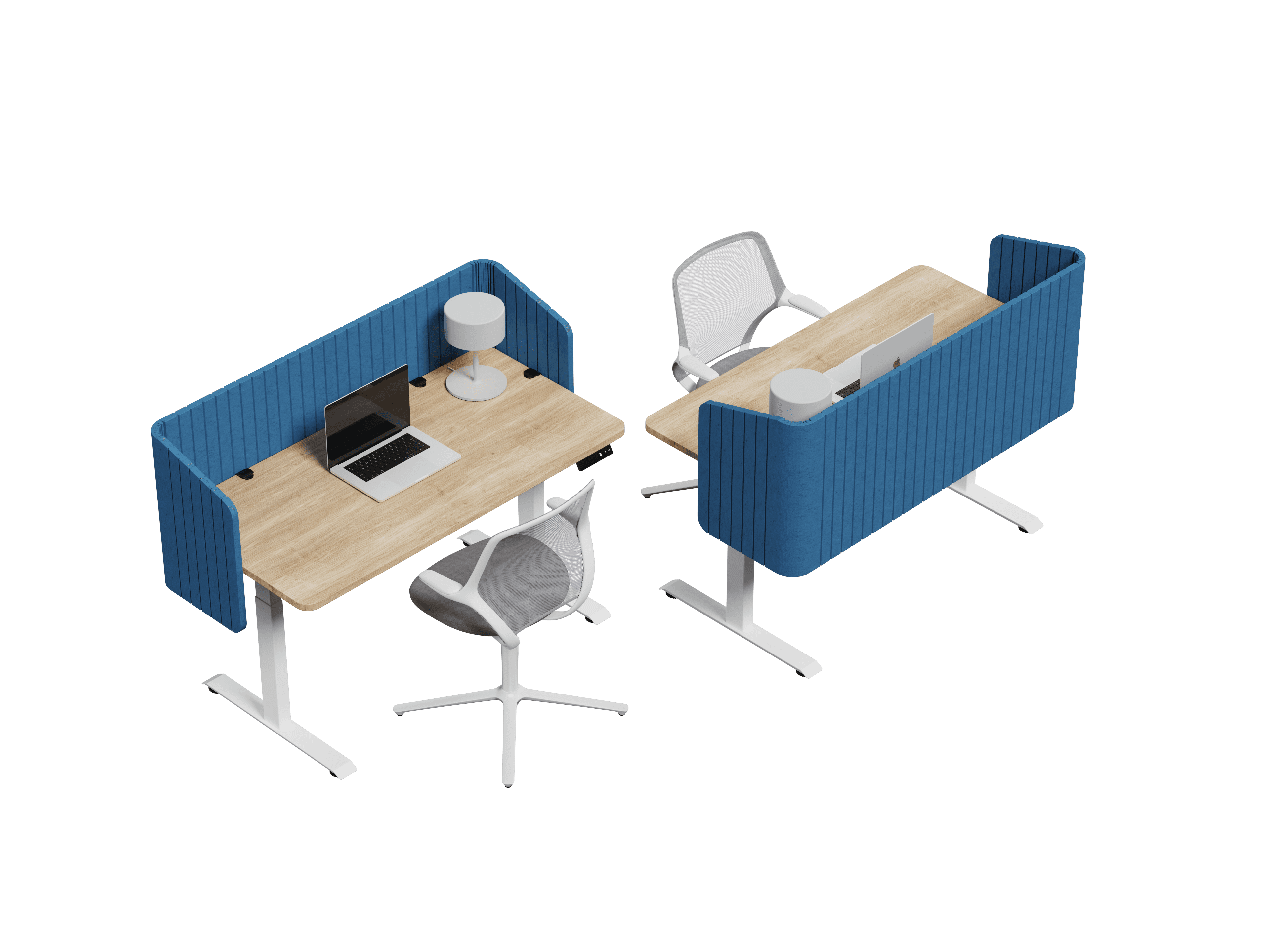 Nido Envolvente vista isométrica — Feltform