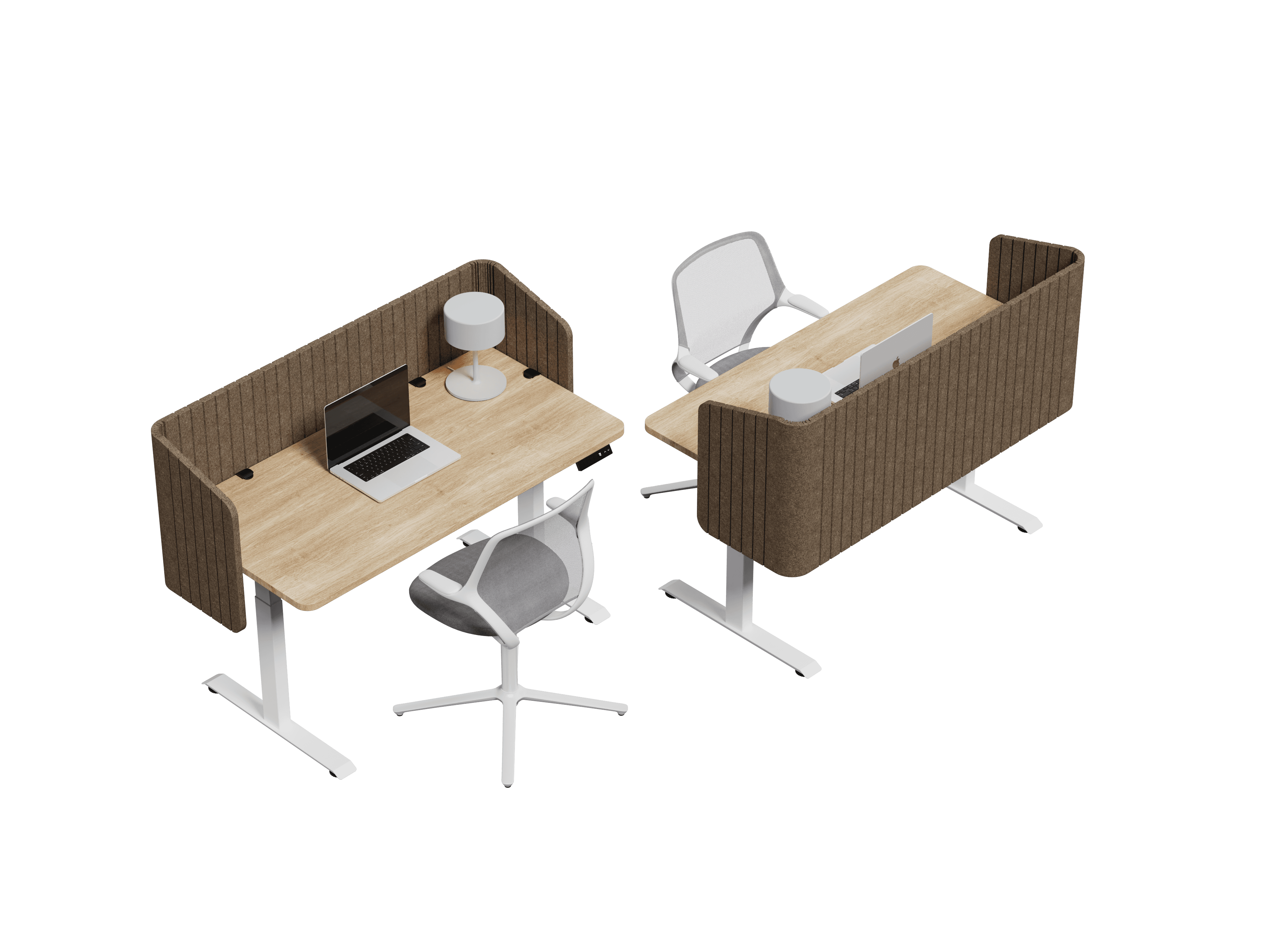 Nido Envolvente vista isométrica — Feltform