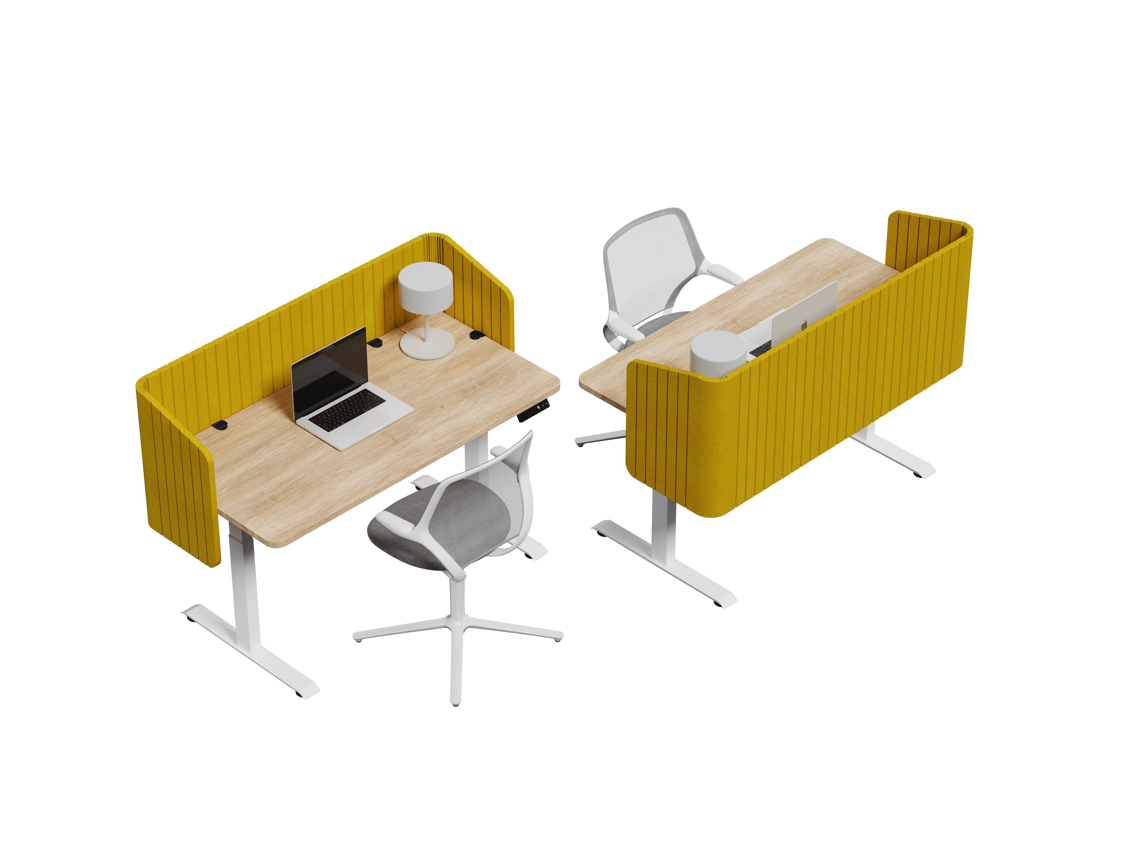 Nido Envolvente vista isométrica — Feltform