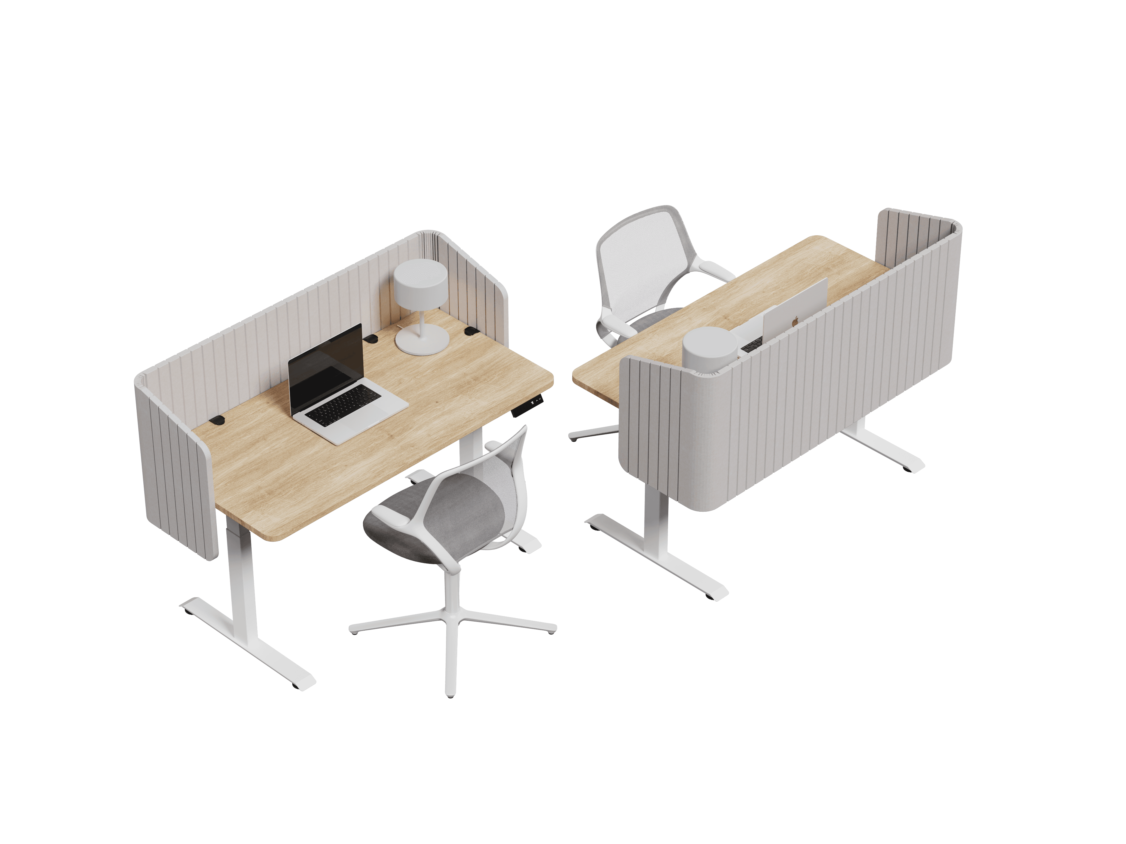 Nido Envolvente vista isométrica — Feltform