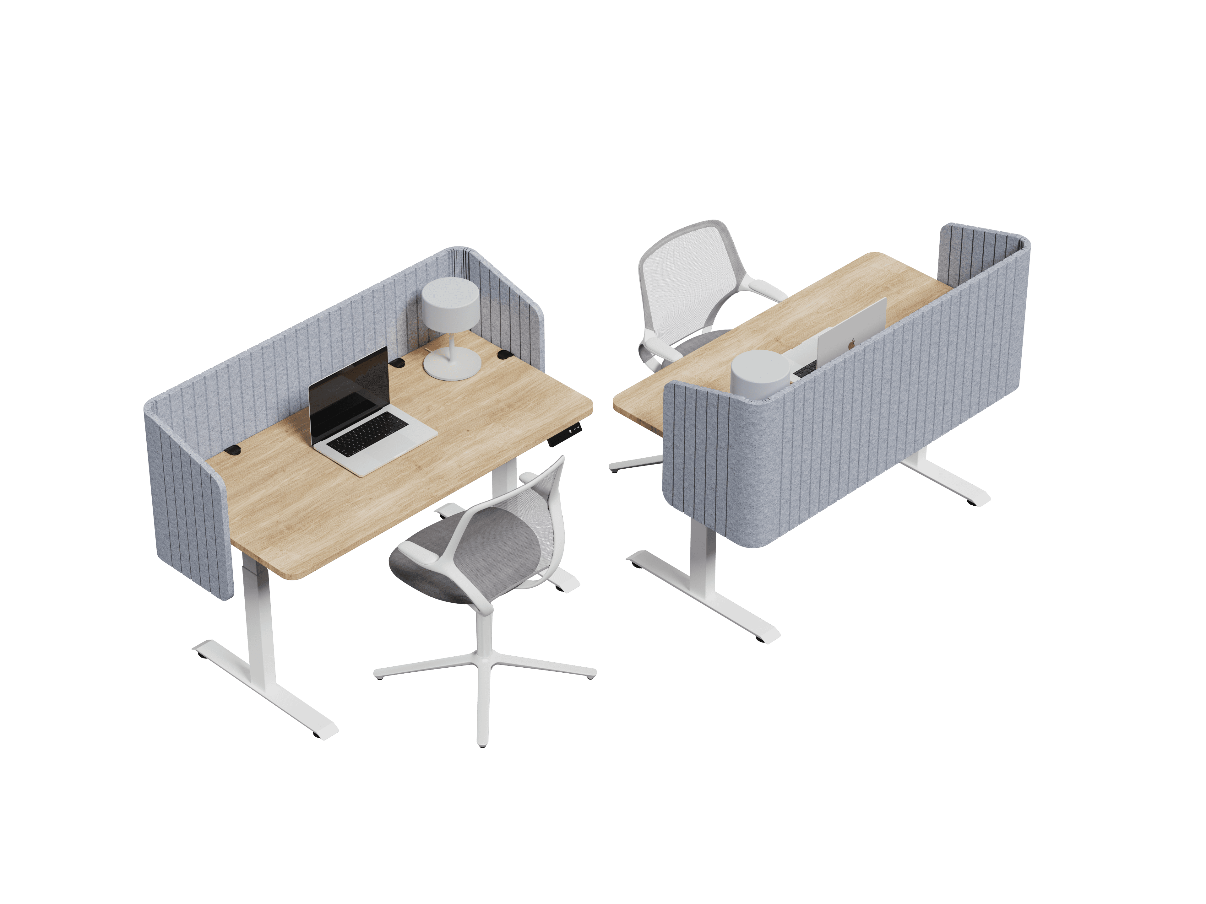 Nido Envolvente vista isométrica — Feltform