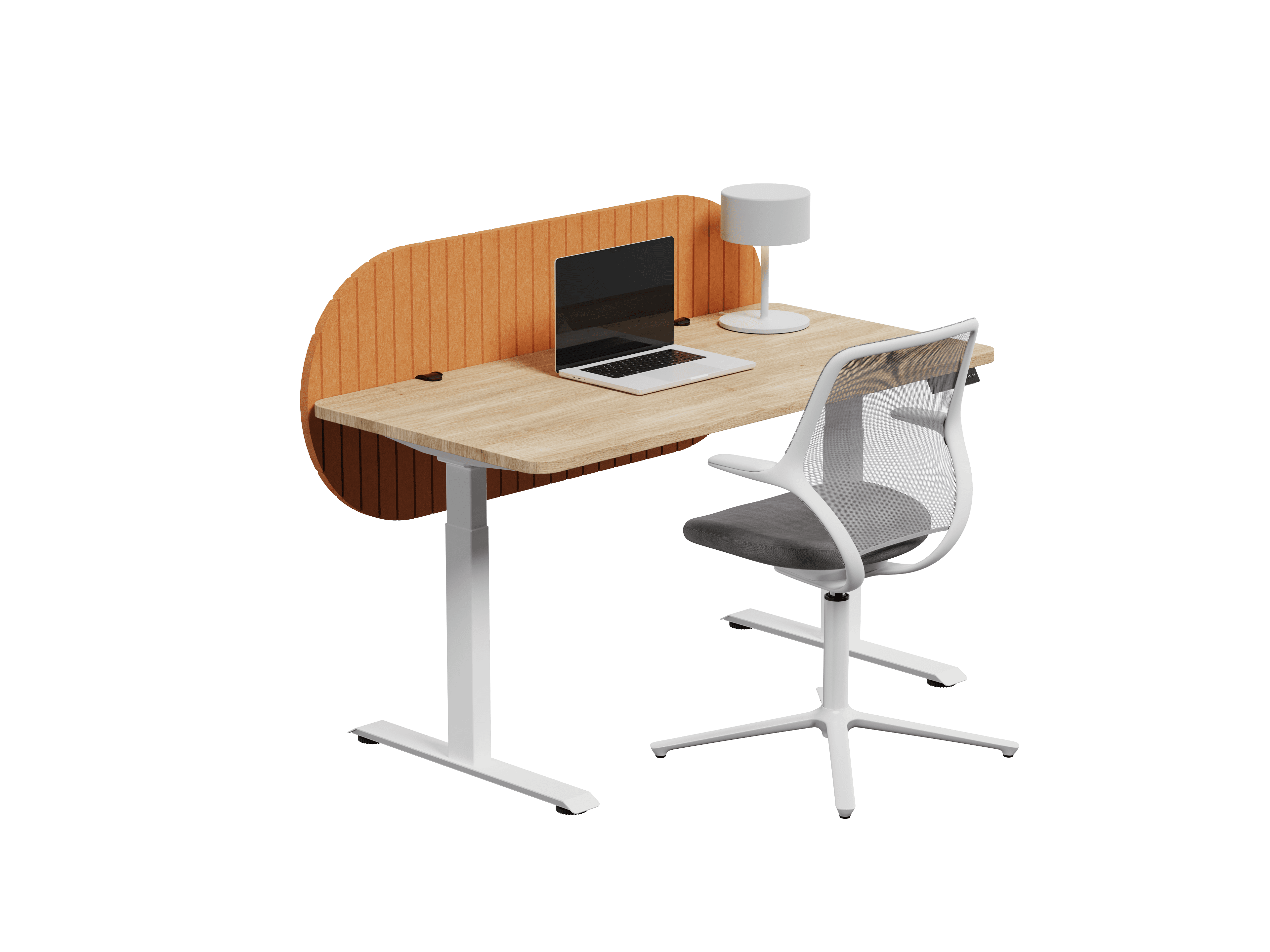 Nido Pildora vista isométrica — Feltform