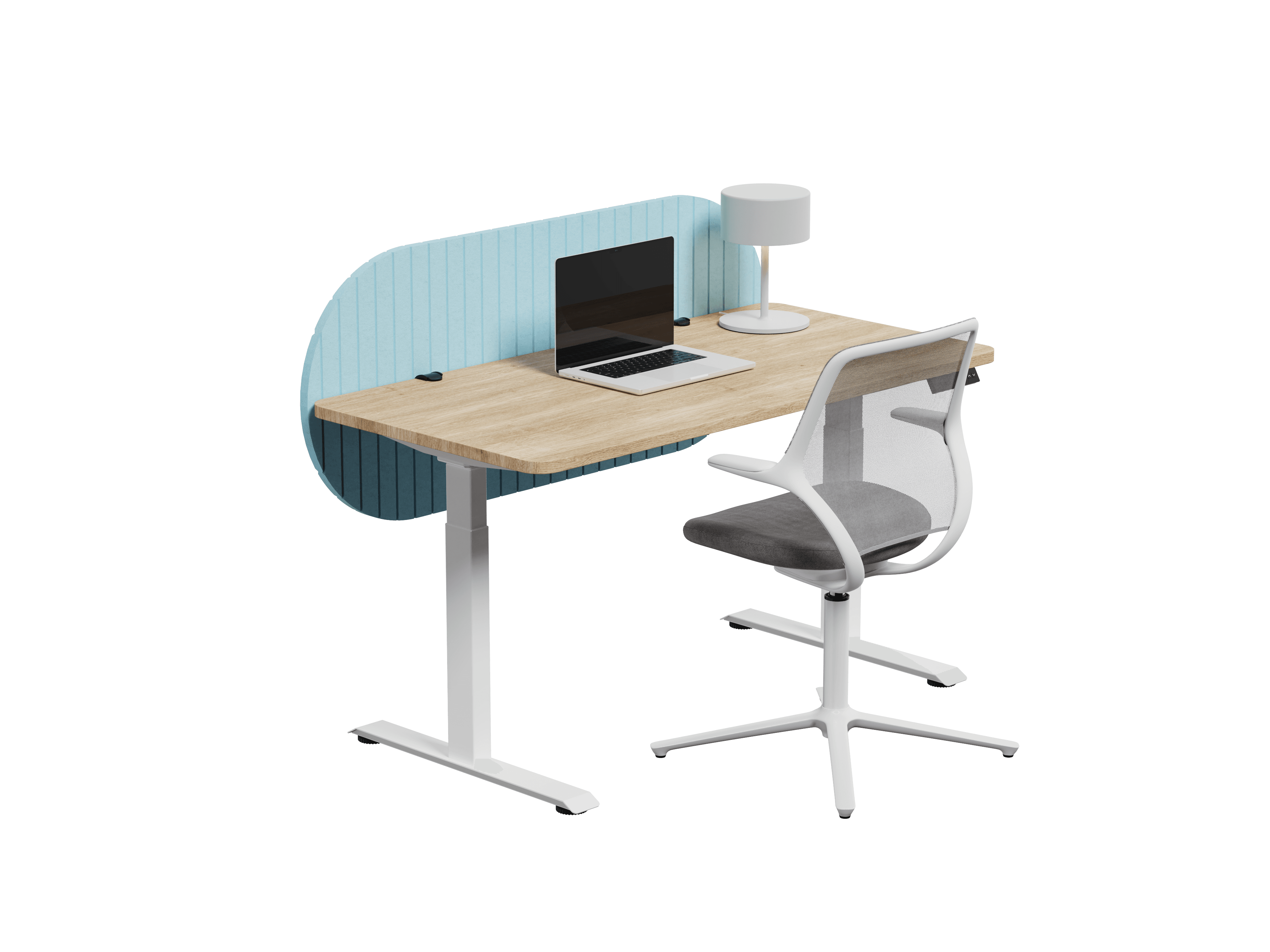 Nido Pildora vista isométrica — Feltform