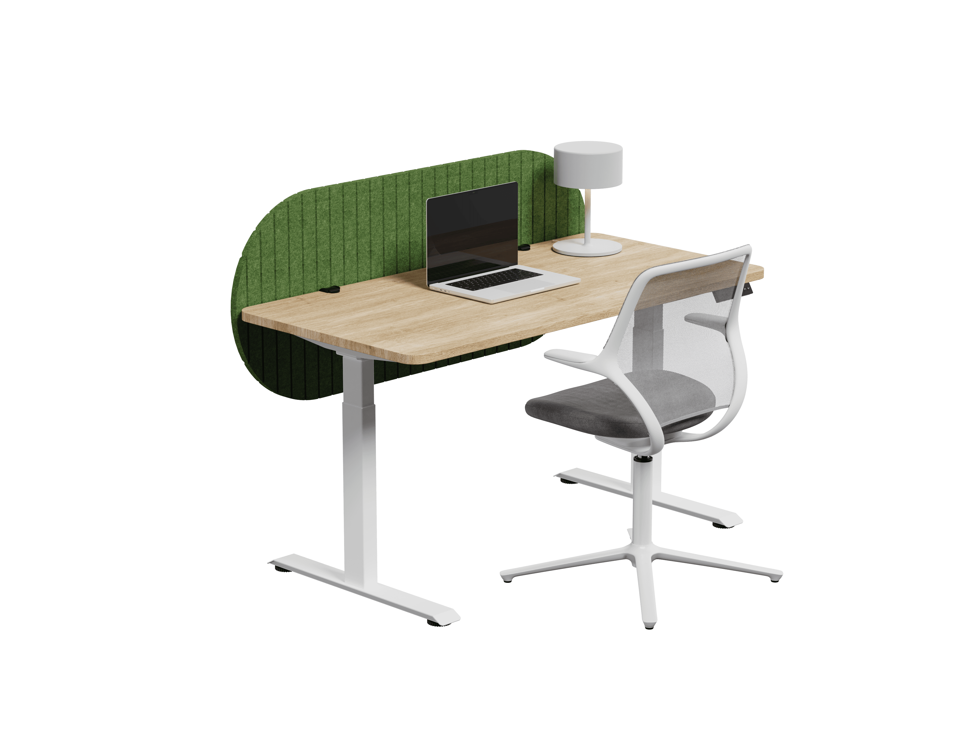 Nido Pildora vista isométrica — Feltform
