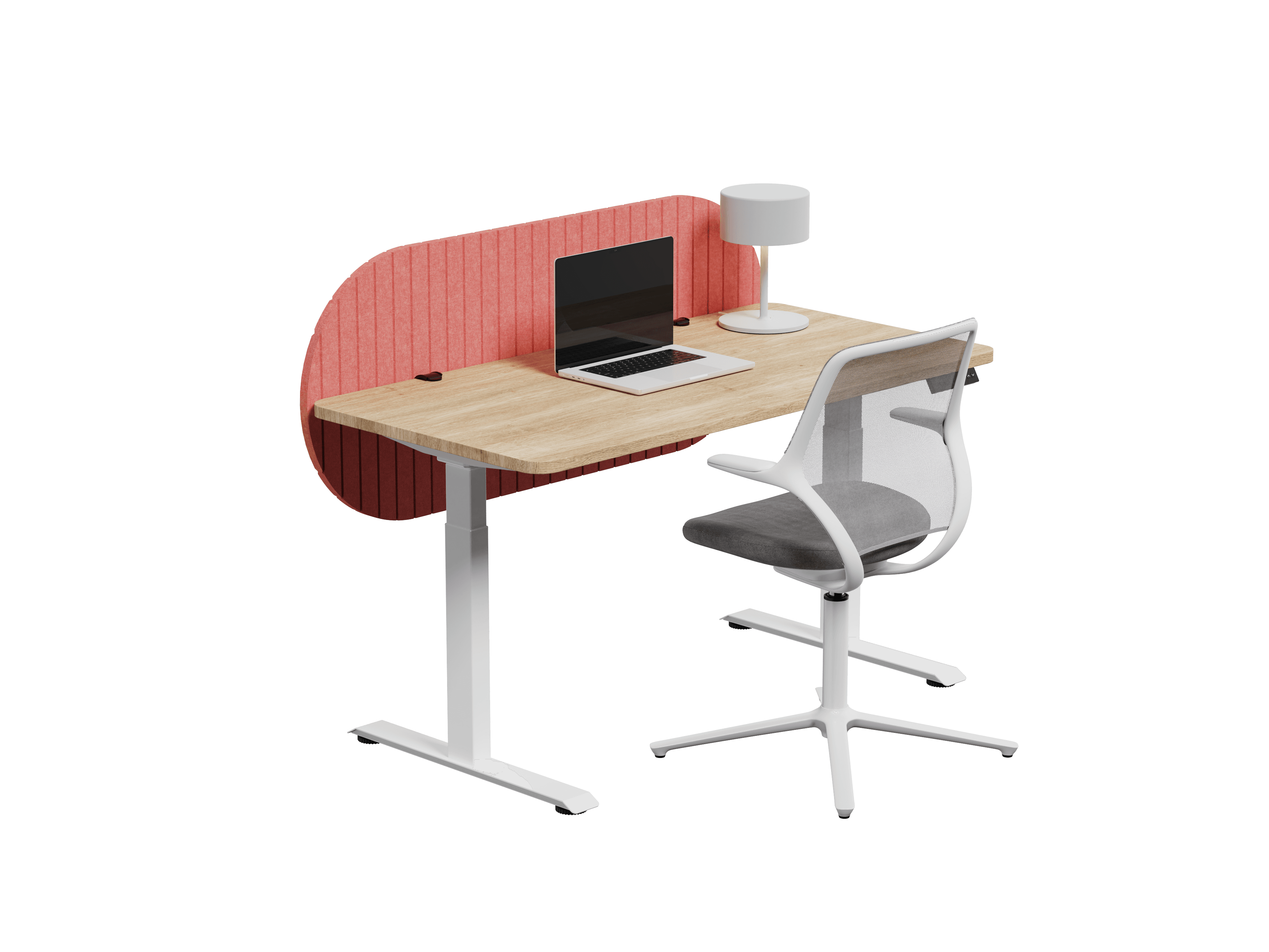 Nido Pildora vista isométrica — Feltform