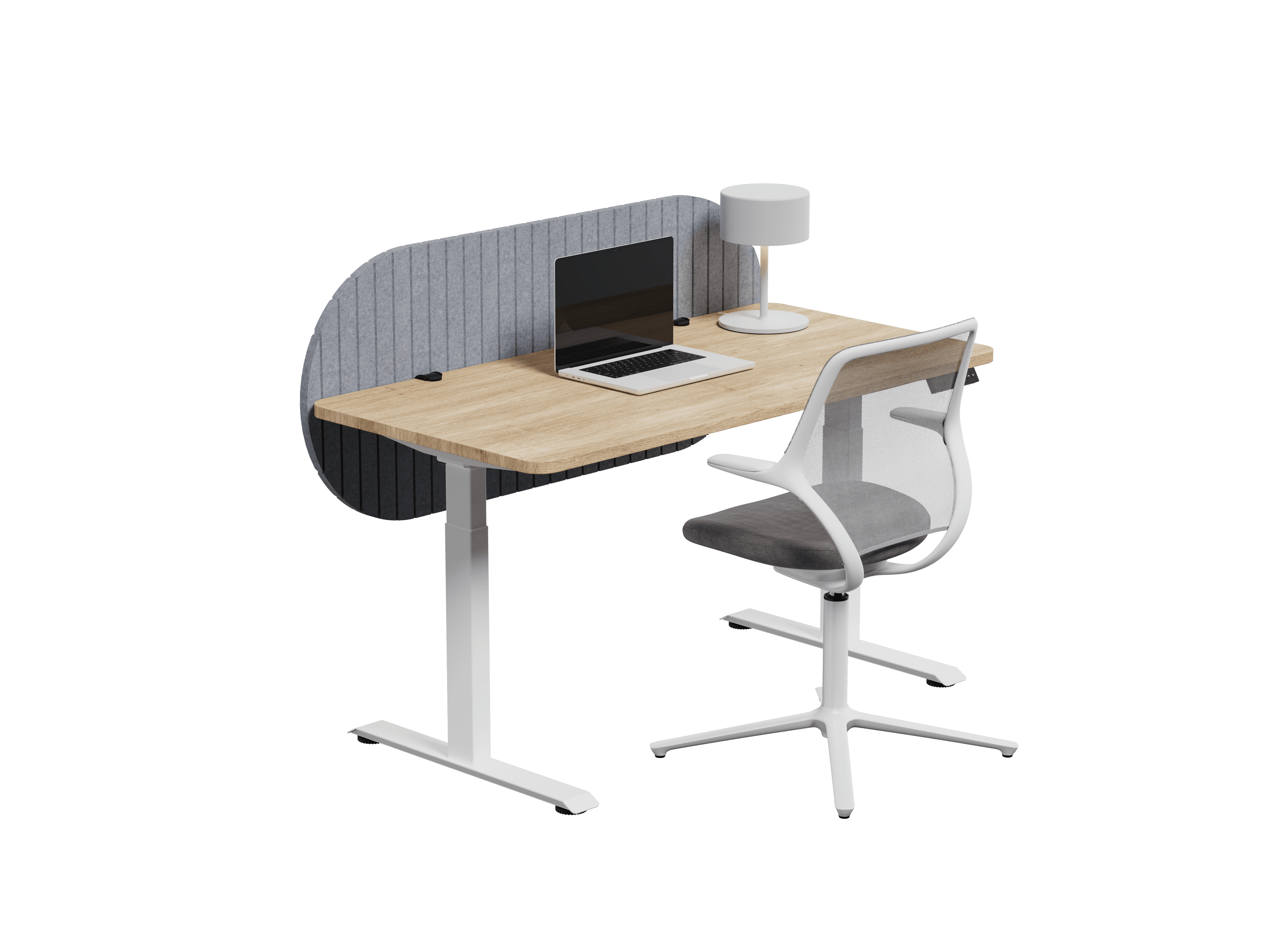Nido Pildora vista isométrica — Feltform