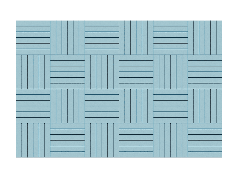 Tileline Wall — Azul Glaciar