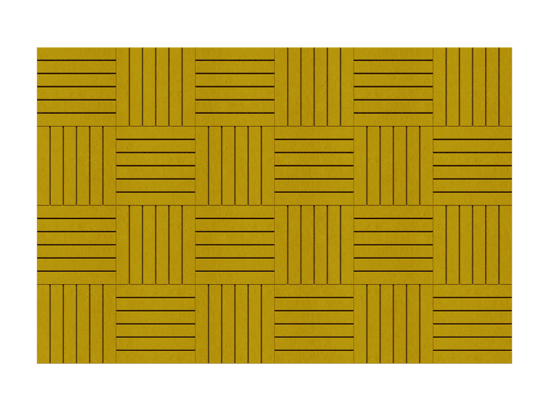Tileline Wall — Ocre