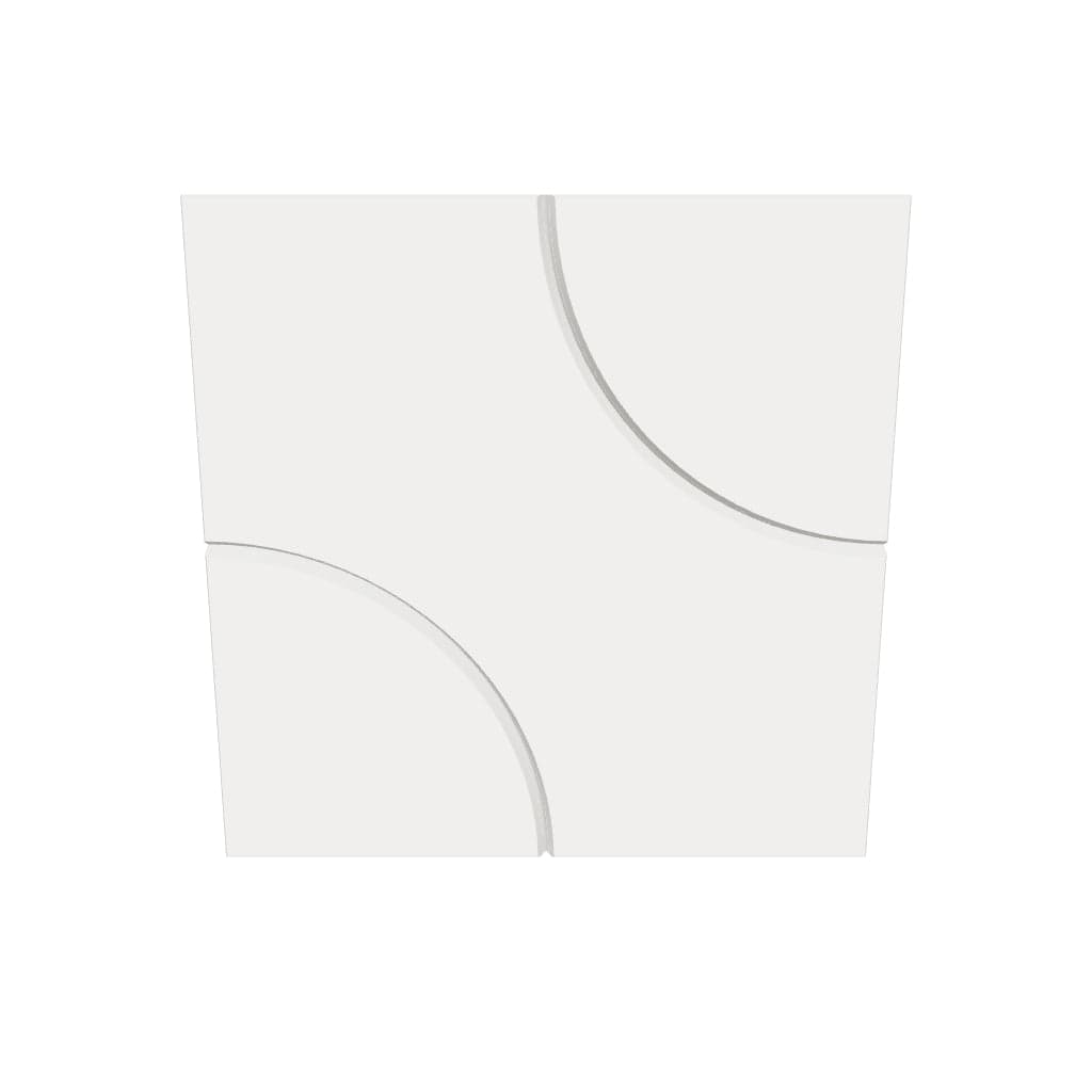 Arc plafón 60x60 laminado · 24 mm — modelo 3D Feltform