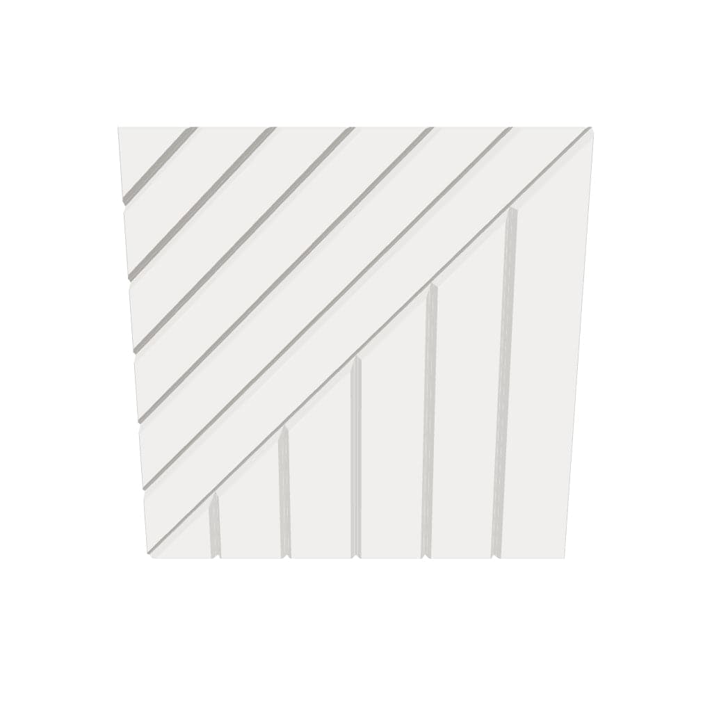 Doublelines Wall tile 60x60 laminado · 24 mm — modelo 3D Feltform