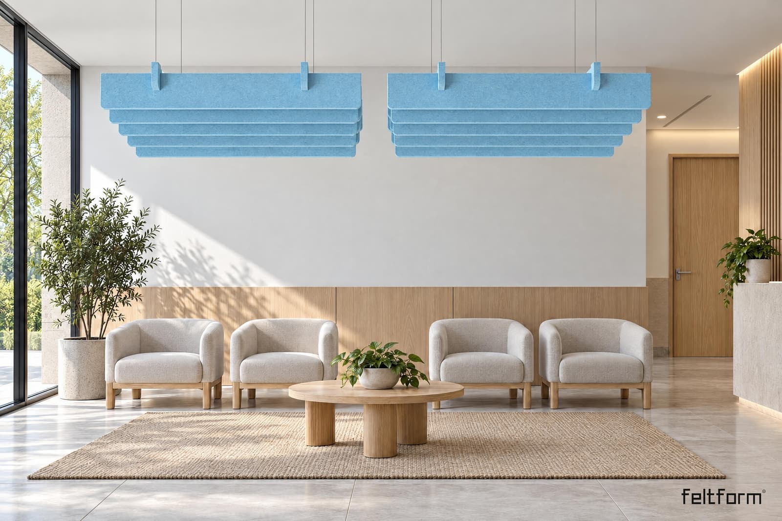 Astra Modular de frente, render ambientado desde el configurador