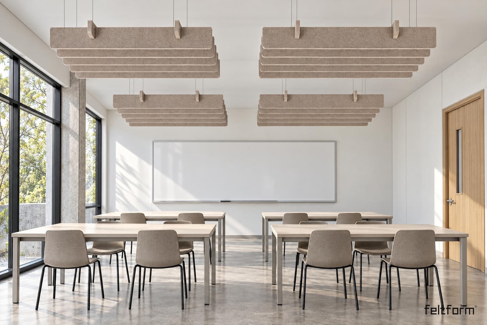 Astra Modular de frente, render ambientado desde el configurador