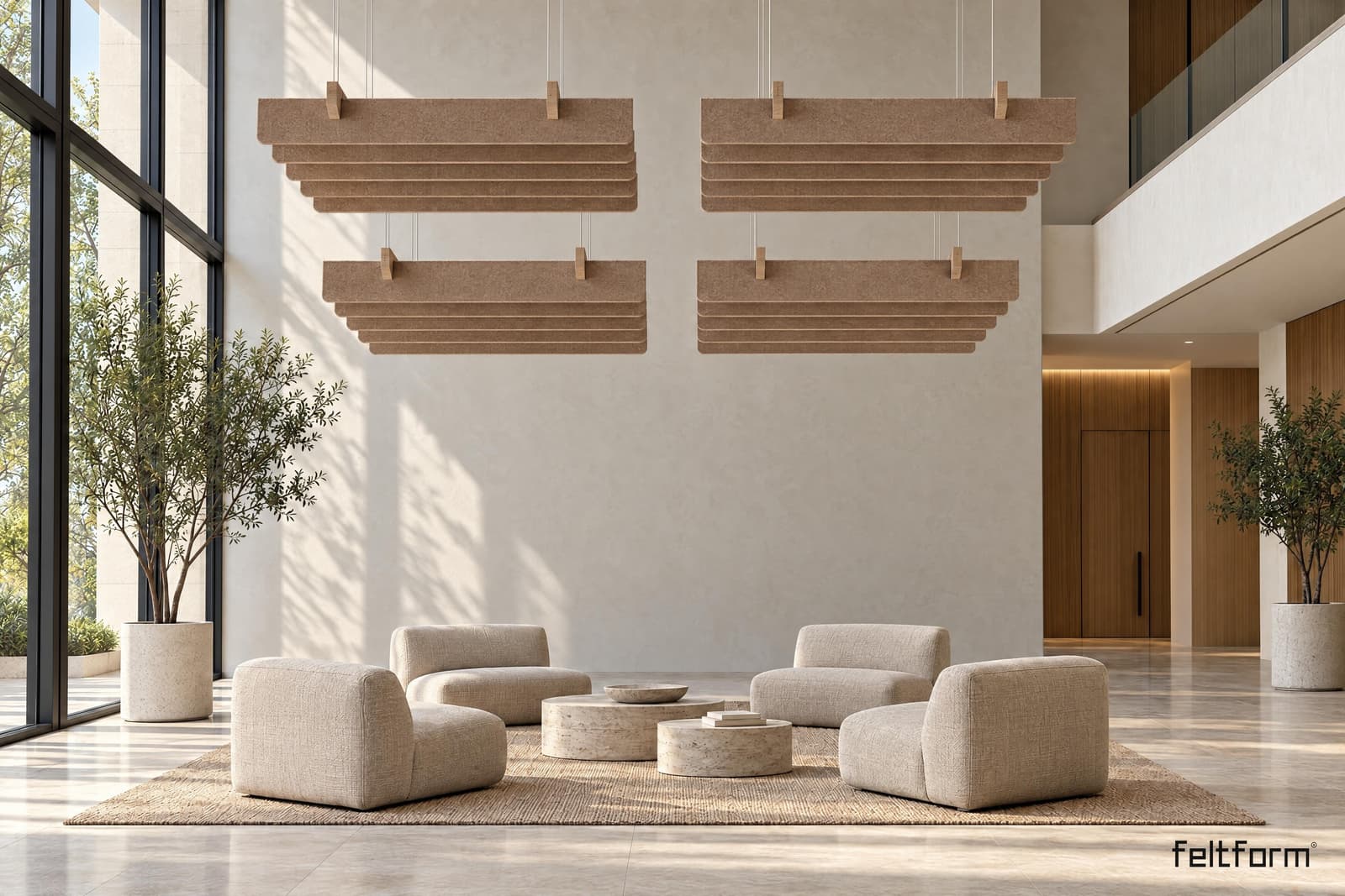 Astra Modular de frente, render ambientado desde el configurador