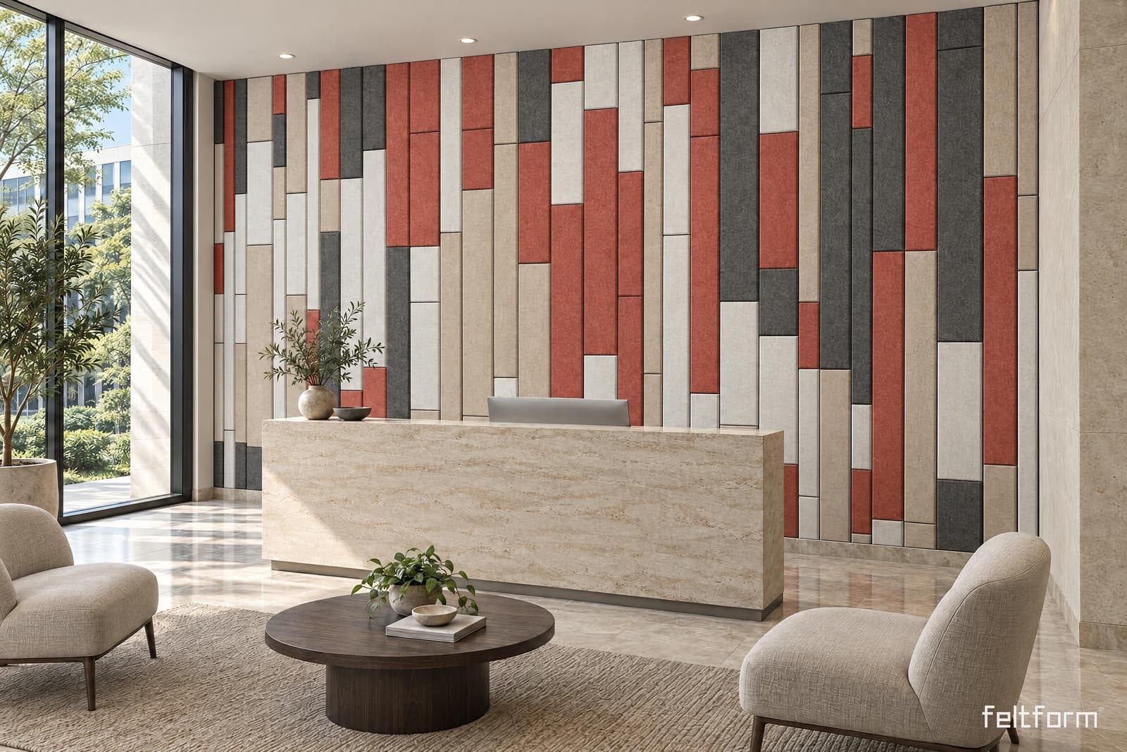 Brick de frente, render ambientado desde el configurador