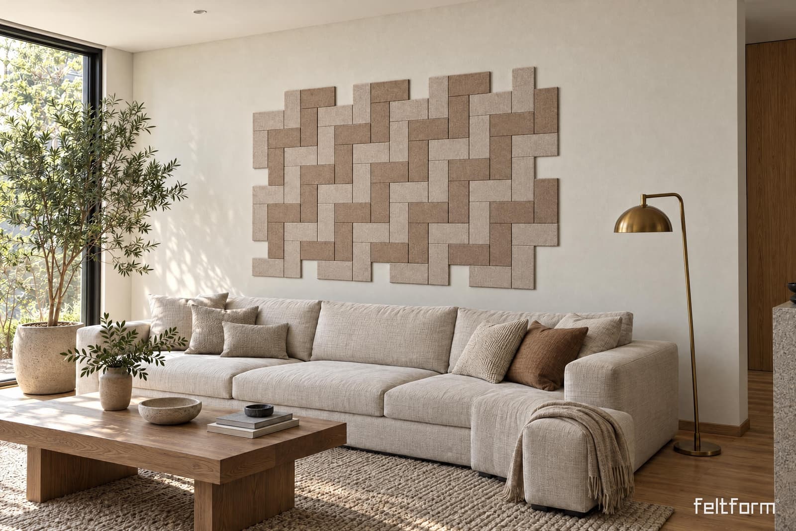Brick de frente, render ambientado desde el configurador