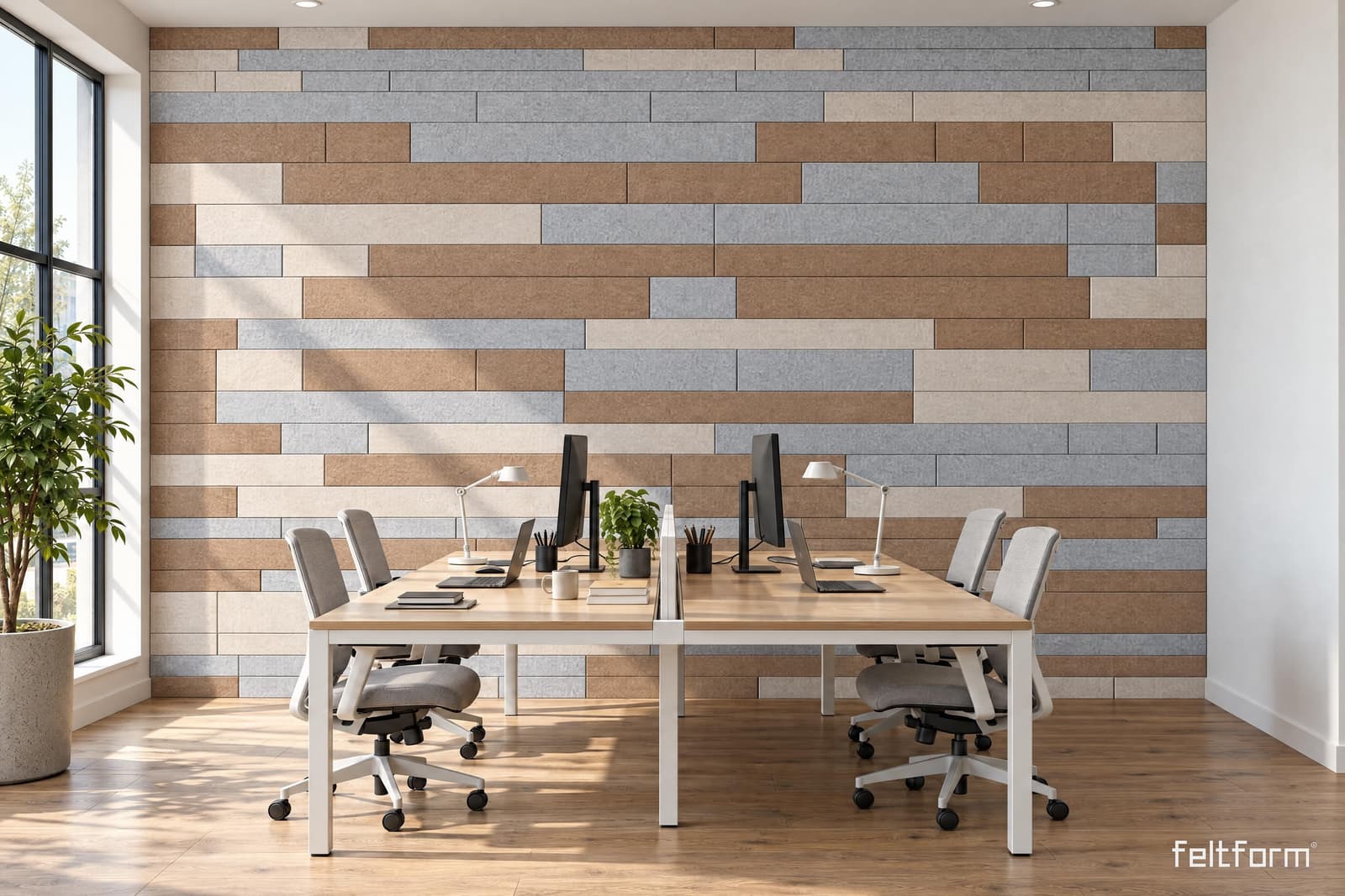 Brick de frente, render ambientado desde el configurador