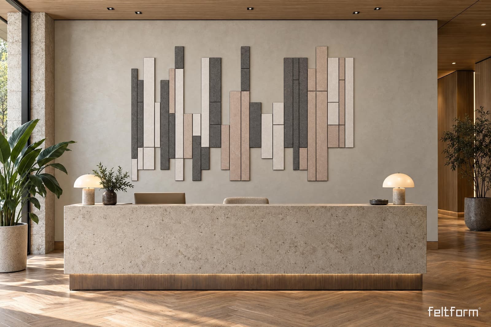 Brick de frente, render ambientado desde el configurador