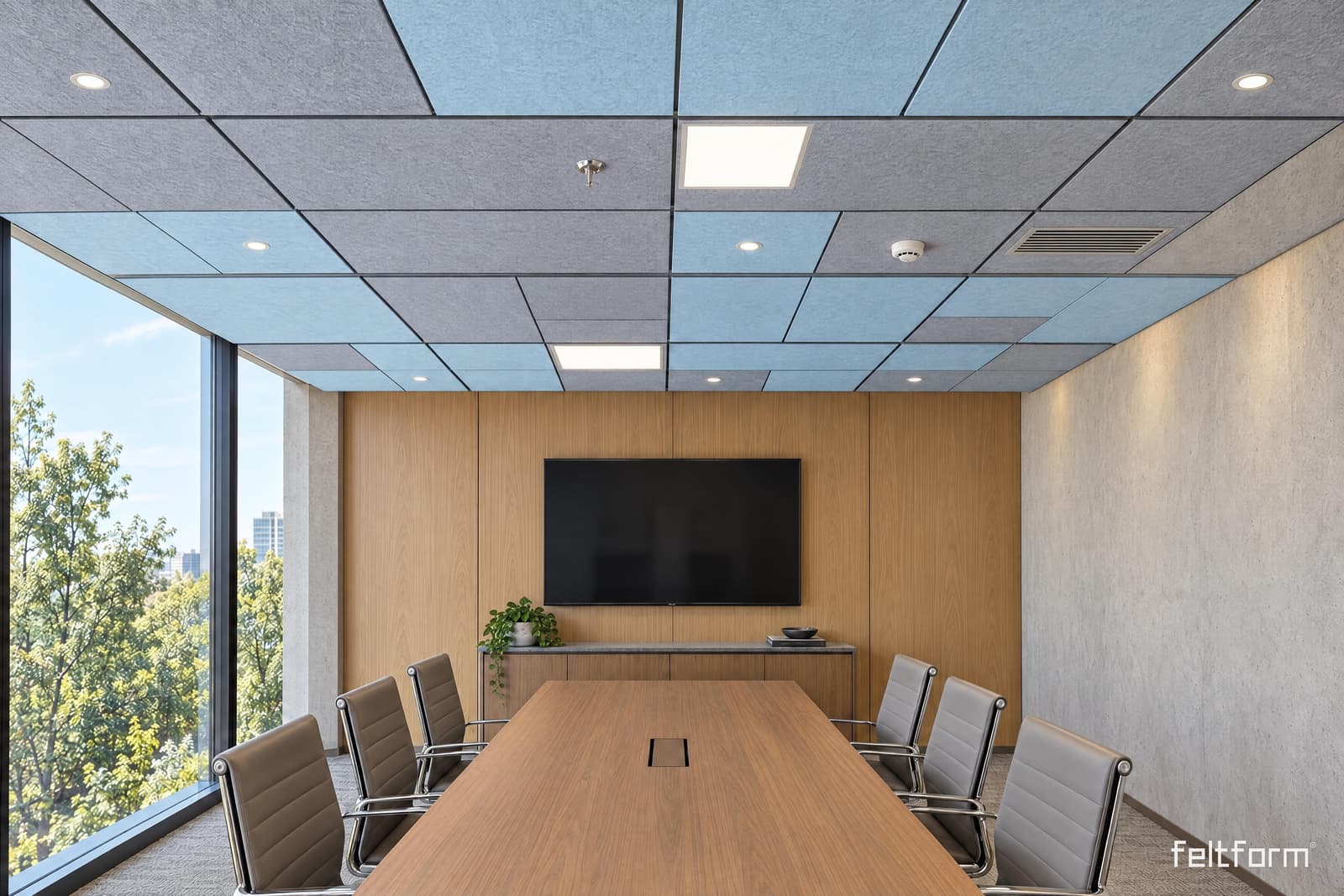 Cluster de frente, render ambientado desde el configurador