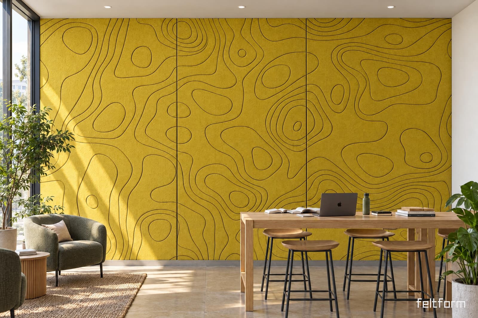 Contour de frente, render ambientado desde el configurador