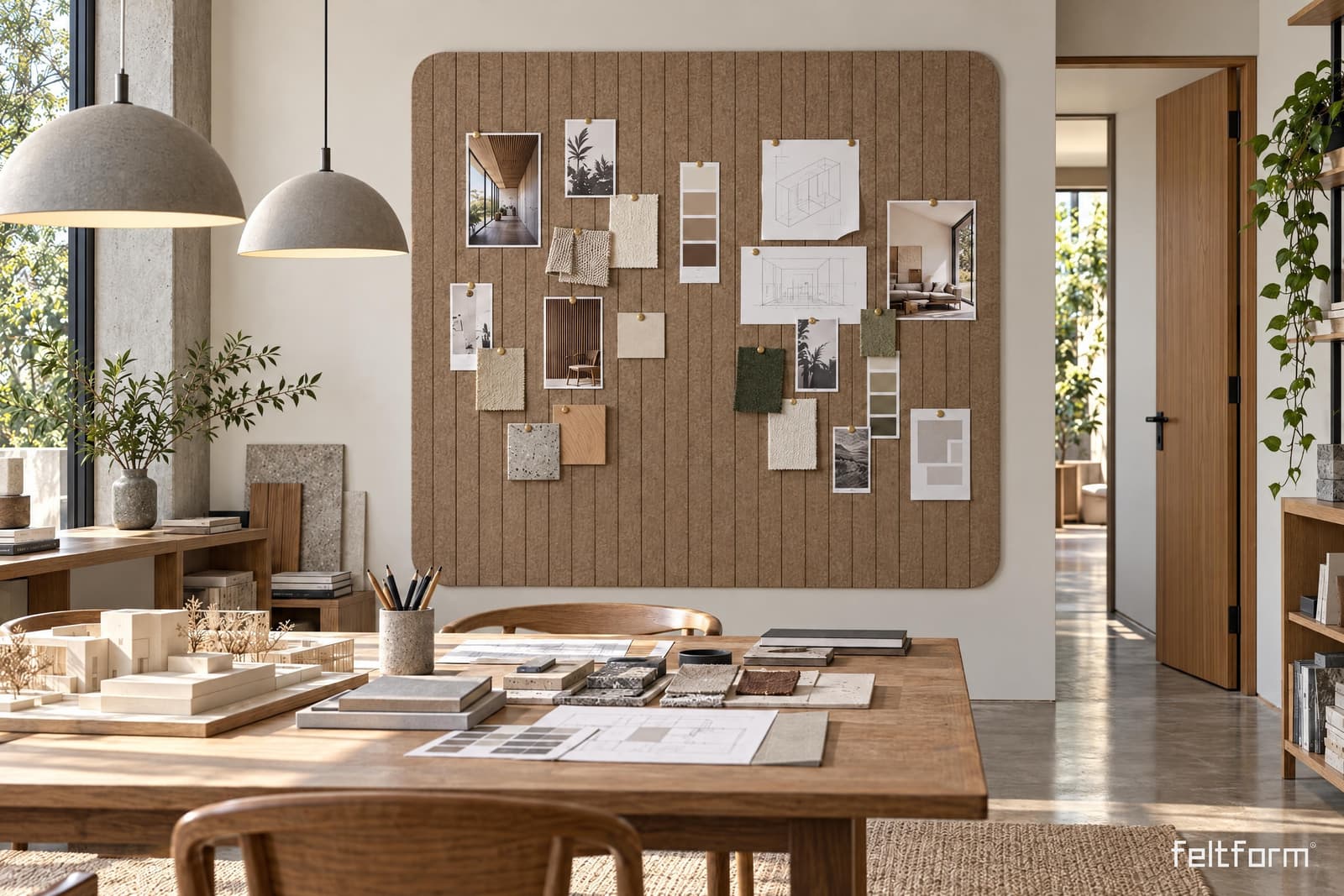 Folio de frente, render ambientado desde el configurador