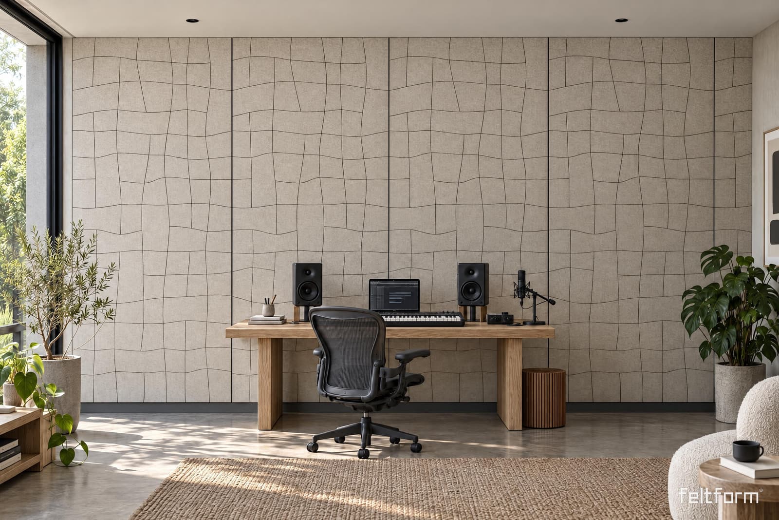 Lattice de frente, render ambientado desde el configurador