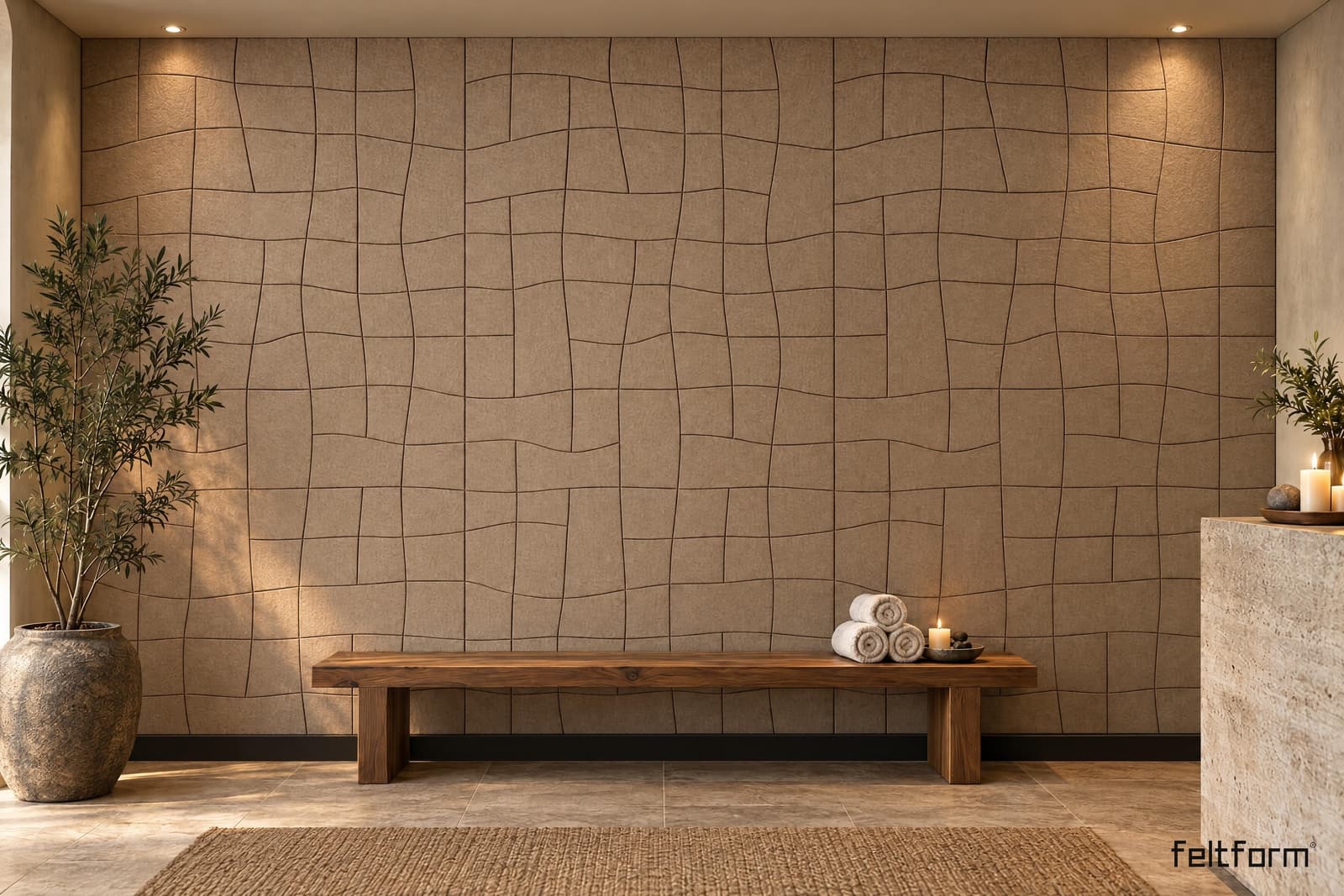 Lattice de frente, render ambientado desde el configurador