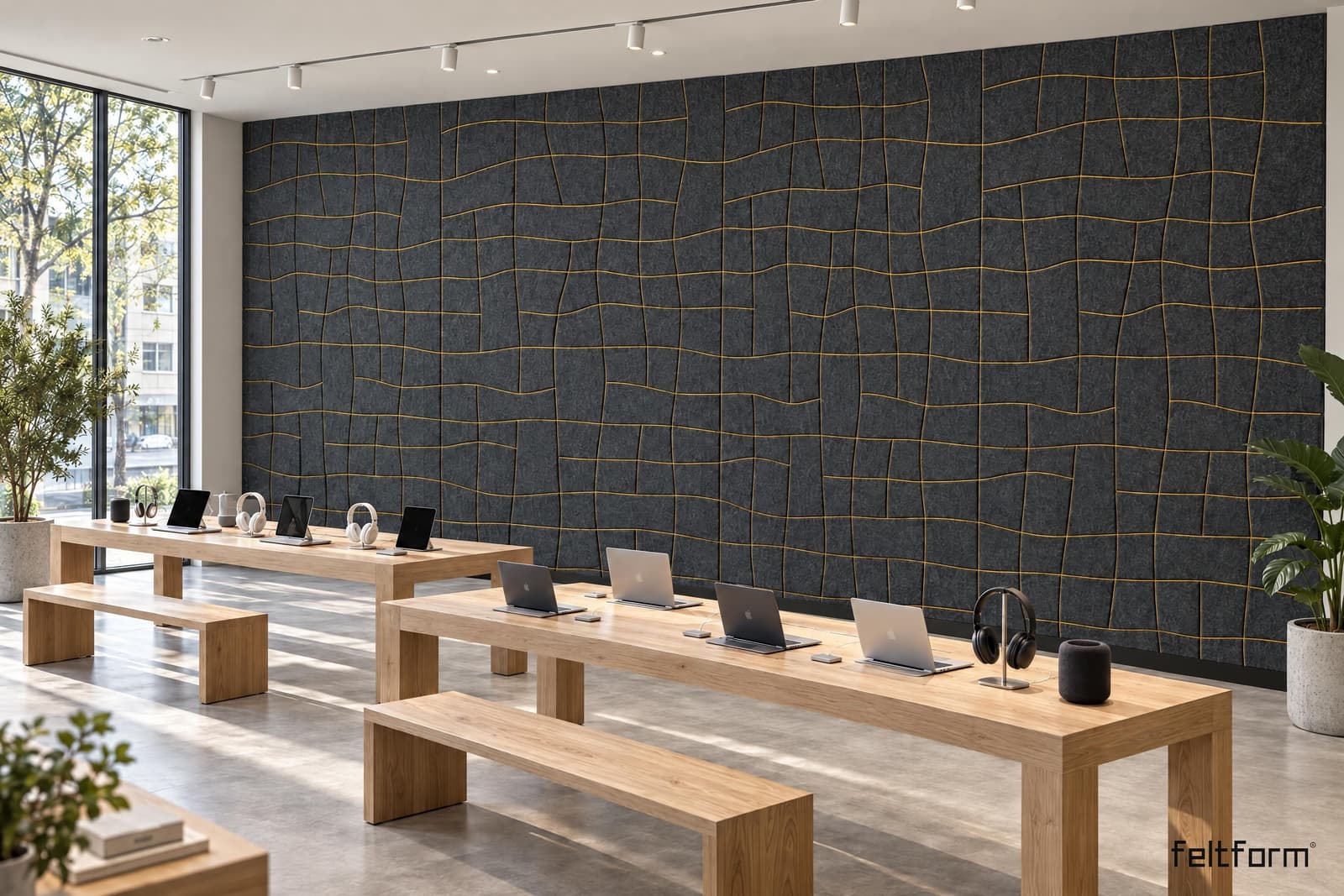 Lattice de frente, render ambientado desde el configurador