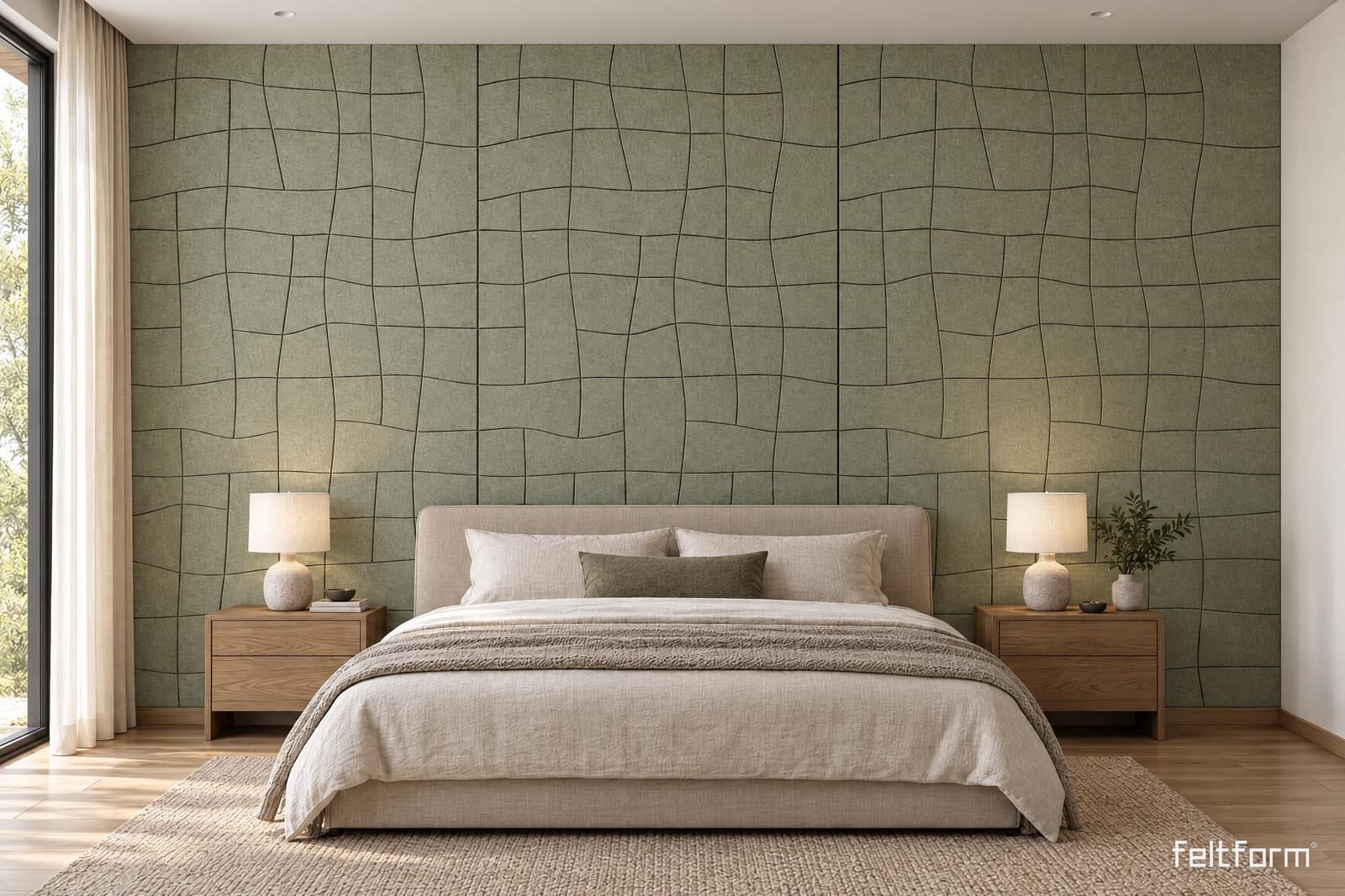 Lattice de frente, render ambientado desde el configurador