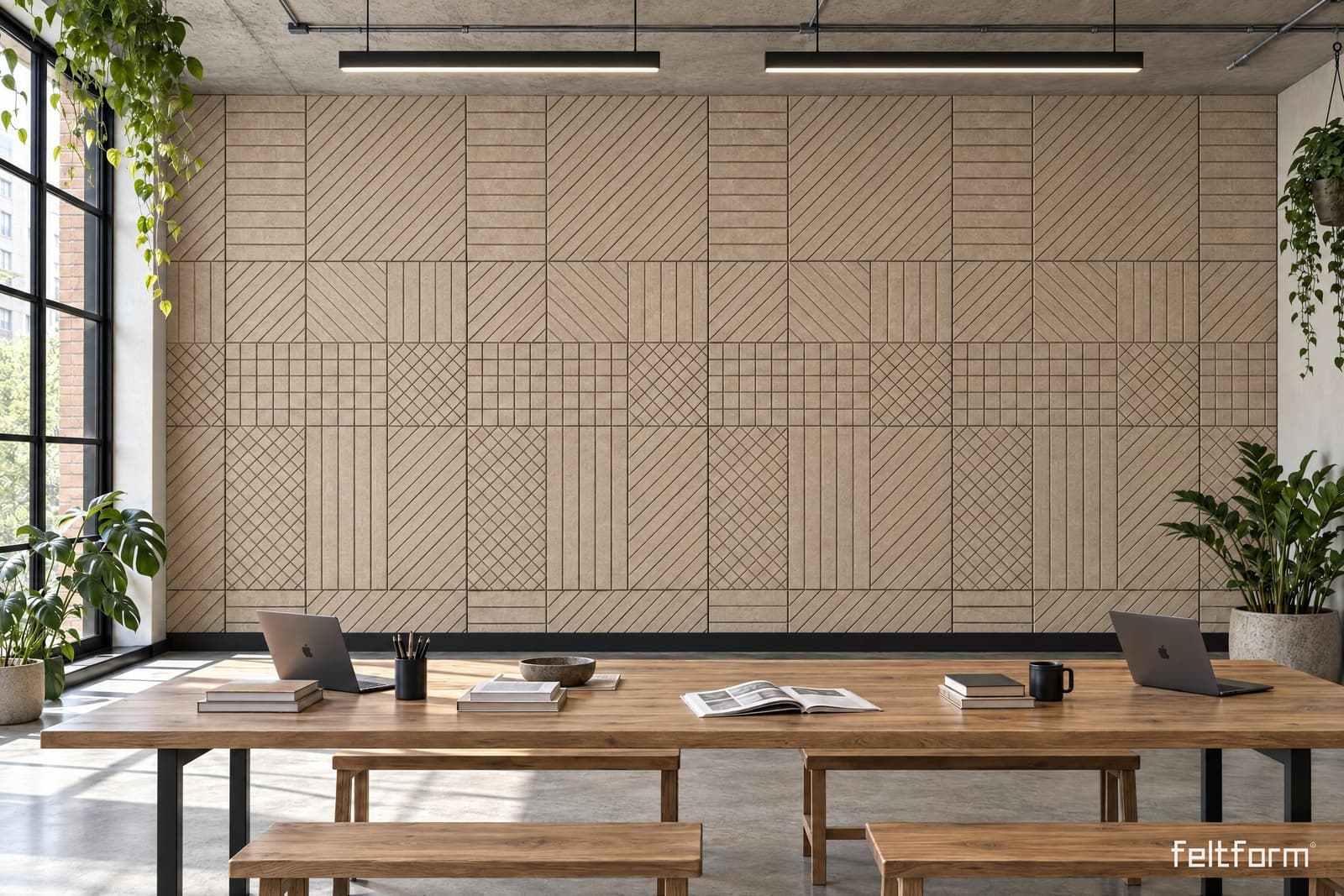 Loom de frente, render ambientado desde el configurador