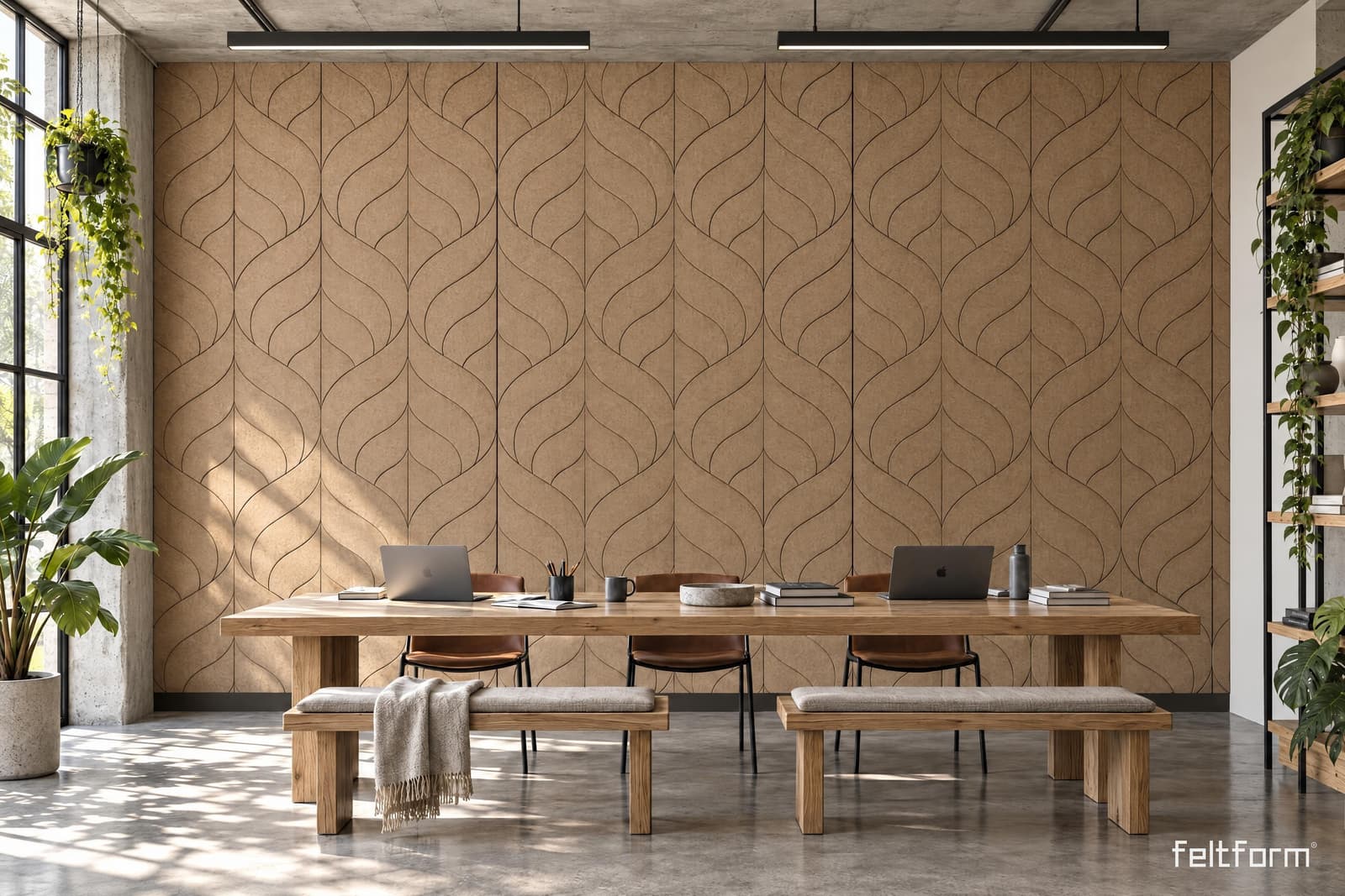 Loto de frente, render ambientado desde el configurador