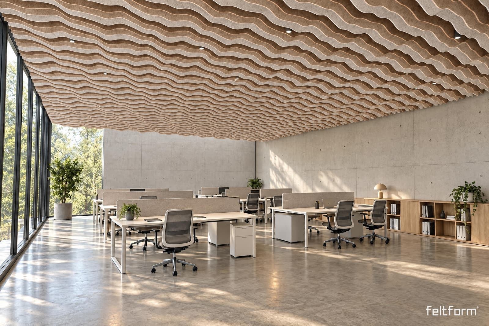 Organic de frente, render ambientado desde el configurador