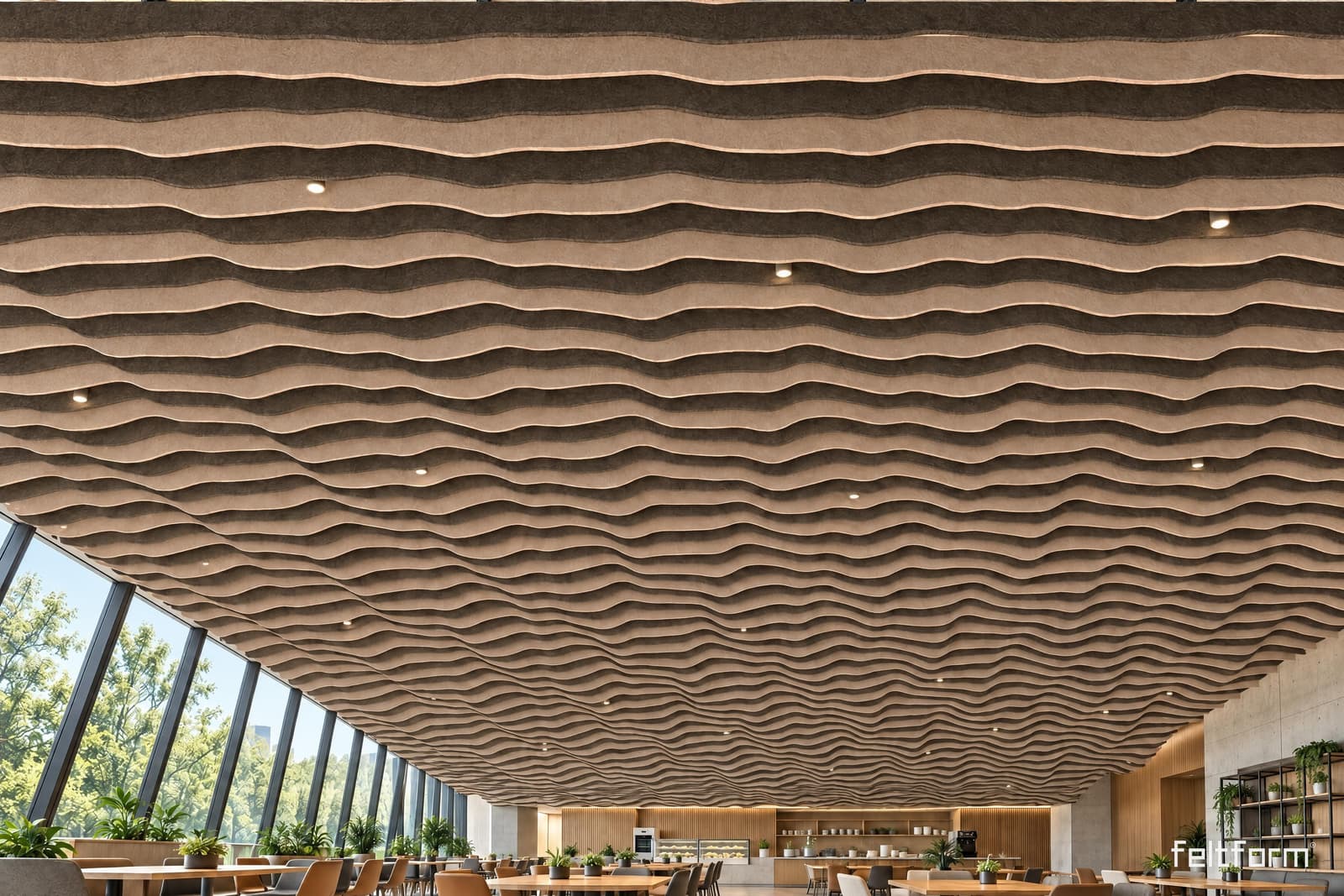 Organic de frente, render ambientado desde el configurador