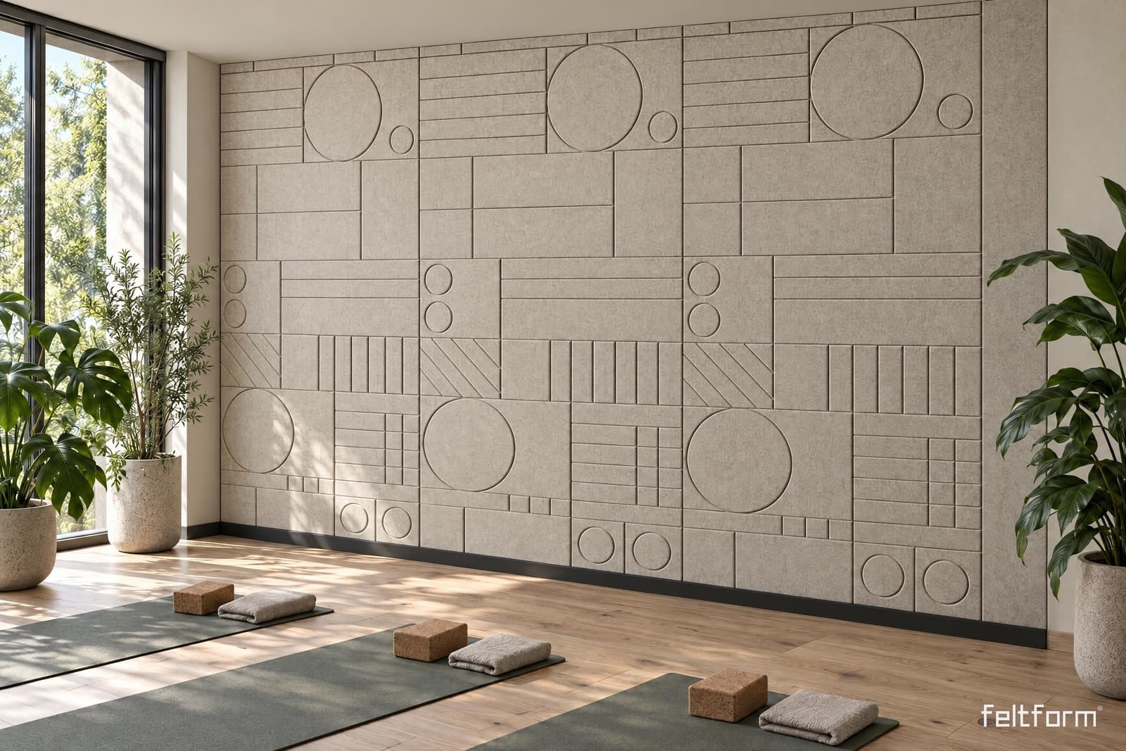 Rhythm de frente, render ambientado desde el configurador