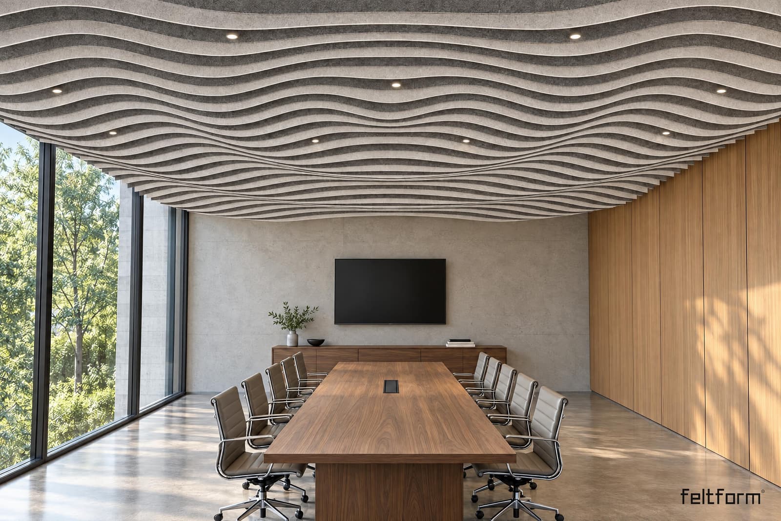 Ripple de frente, render ambientado desde el configurador