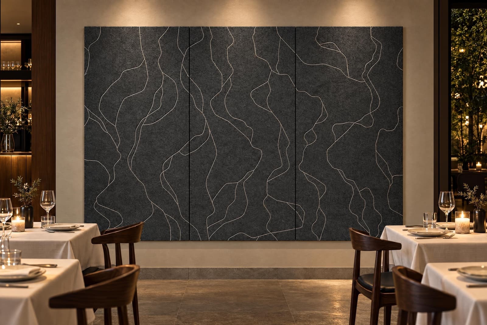Slate de frente, render ambientado desde el configurador